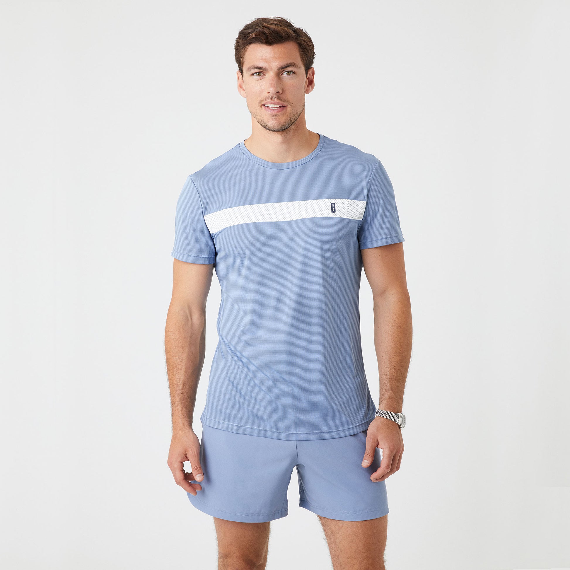 Björn Borg Ace Men's Light Tennis Shirt Blue (1)