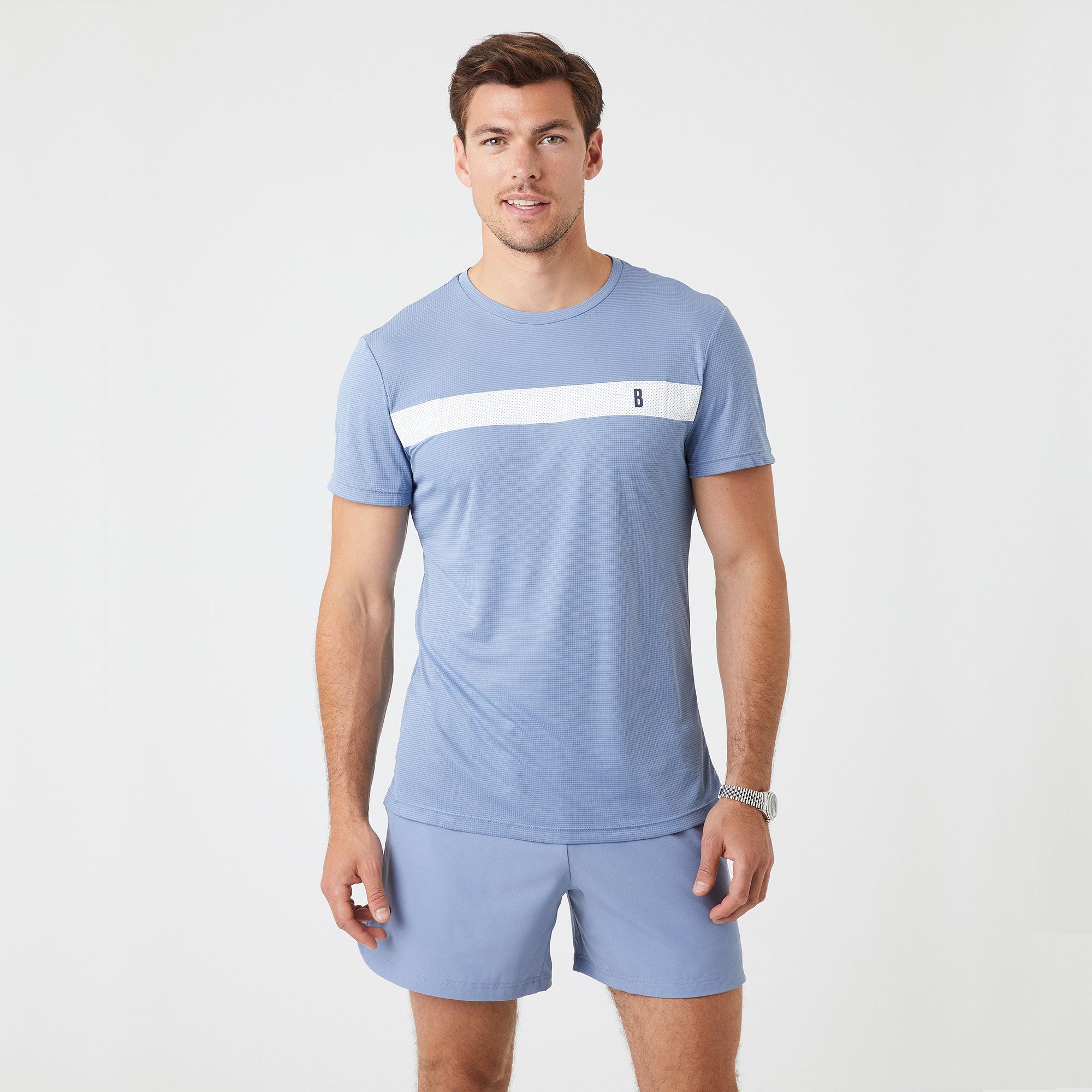 Björn Borg Ace Men's Light Tennis Shirt Blue (1)