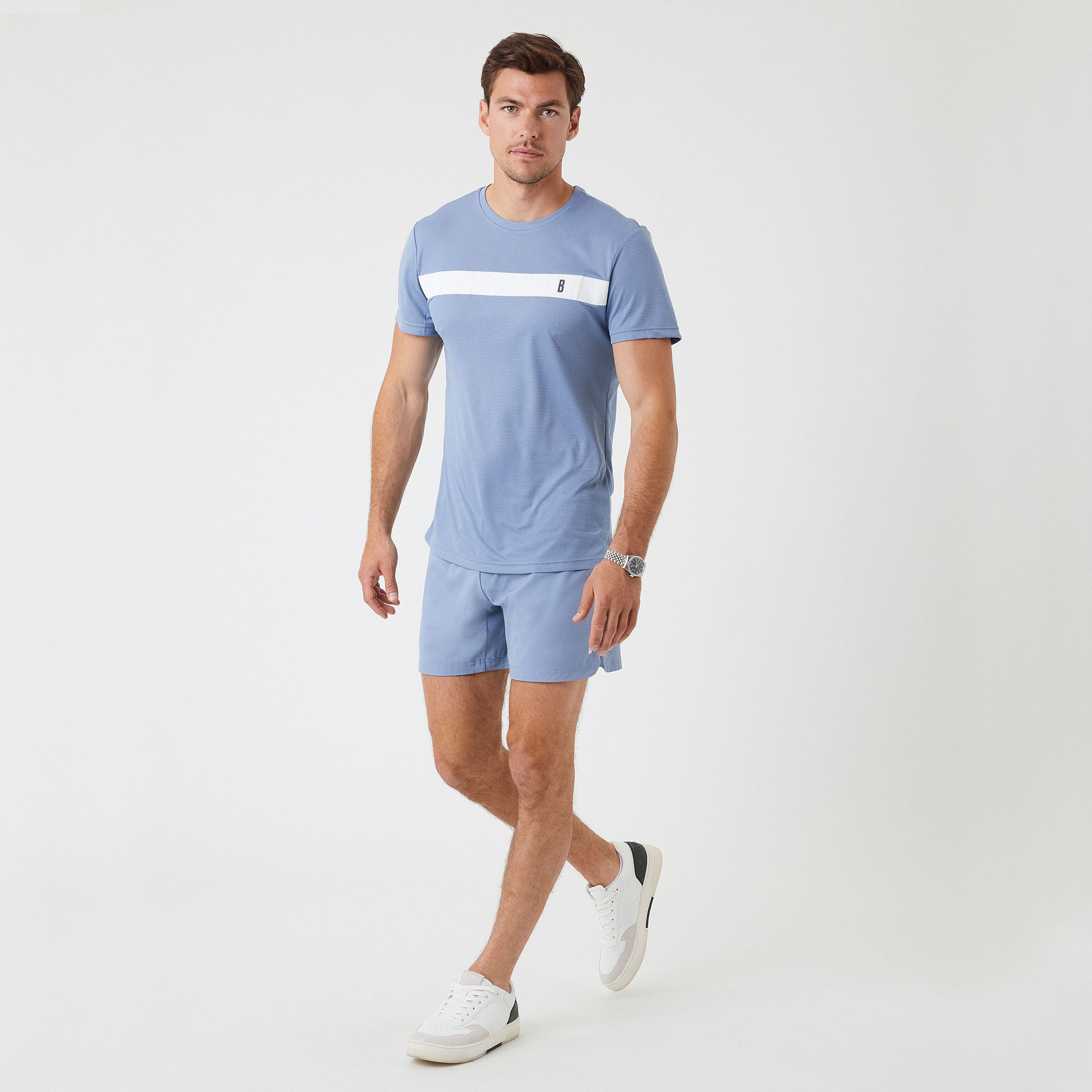 Björn Borg Ace Men's Light Tennis Shirt Blue (3)