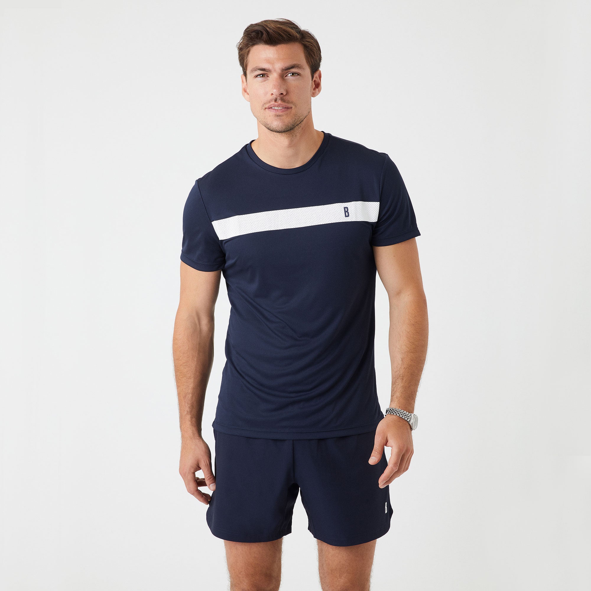Björn Borg Ace Men's Light Tennis Shirt Dark Blue (1)