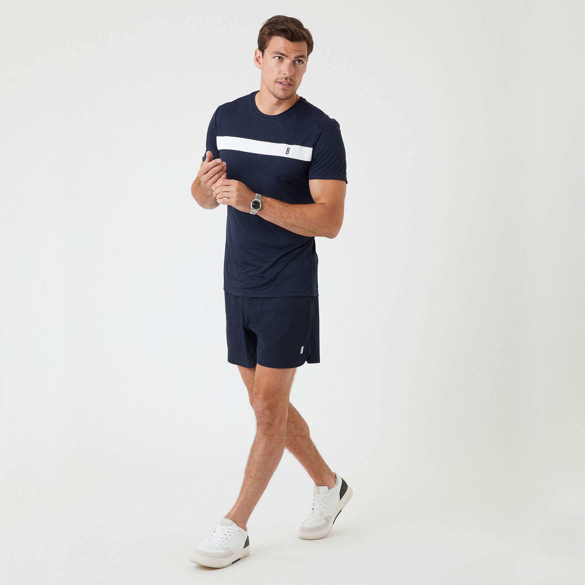 Björn Borg Ace Men's Light Tennis Shirt Dark Blue (3)