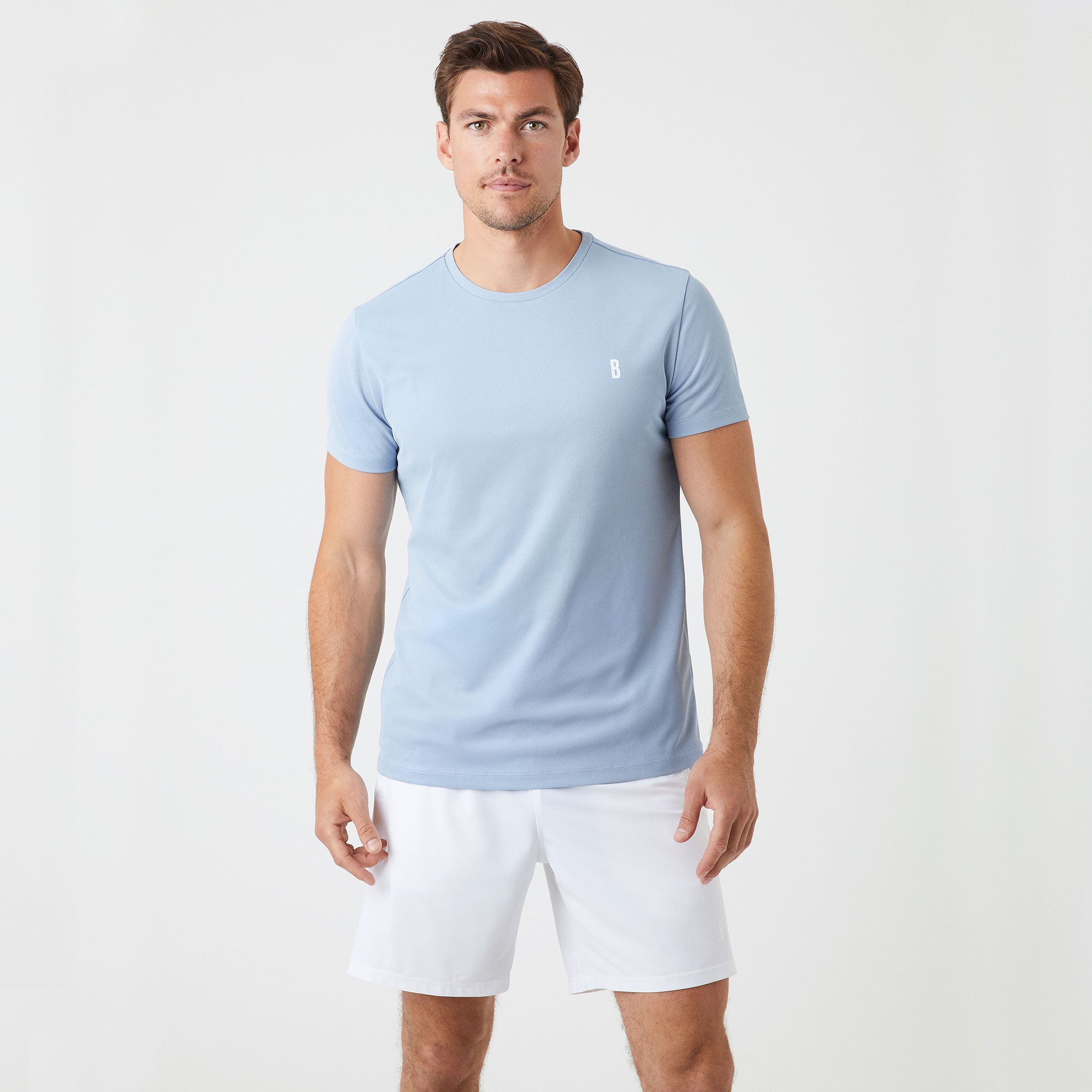 Björn Borg Ace Men's Stripe Tennis Shirt Blue (1)