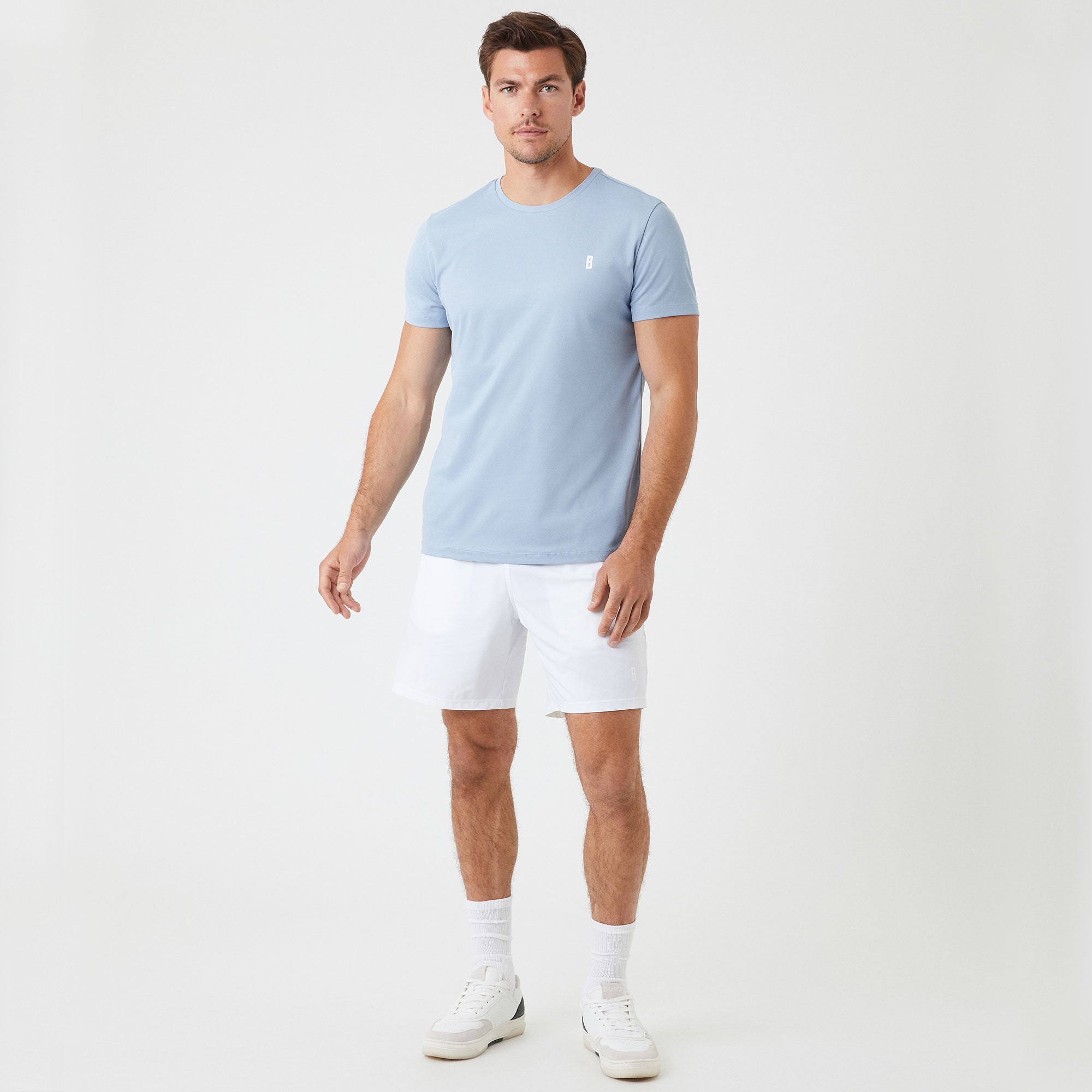 Björn Borg Ace Men's Stripe Tennis Shirt Blue (5)