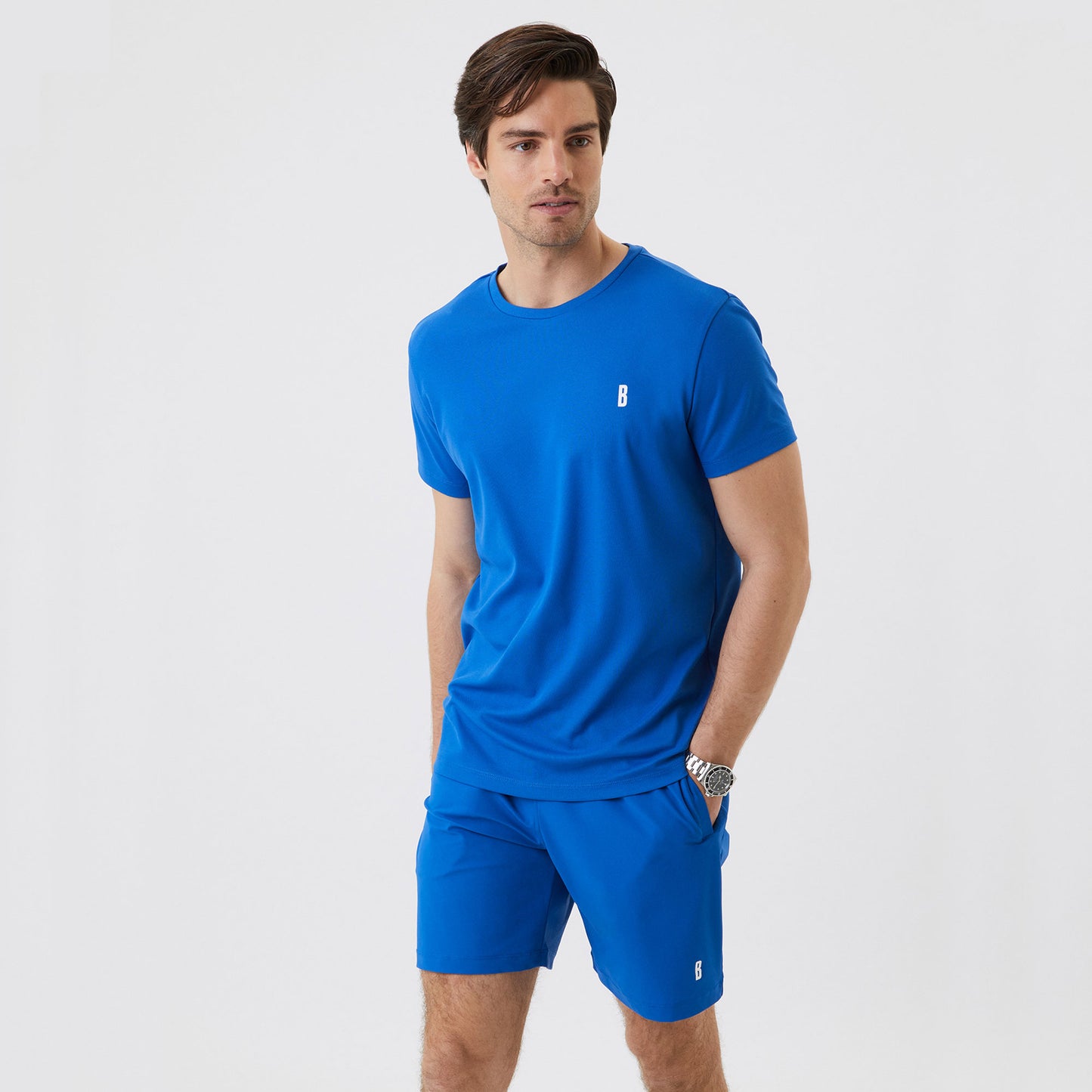 Björn Borg Ace Men's Tennis Shirt Blue (1)