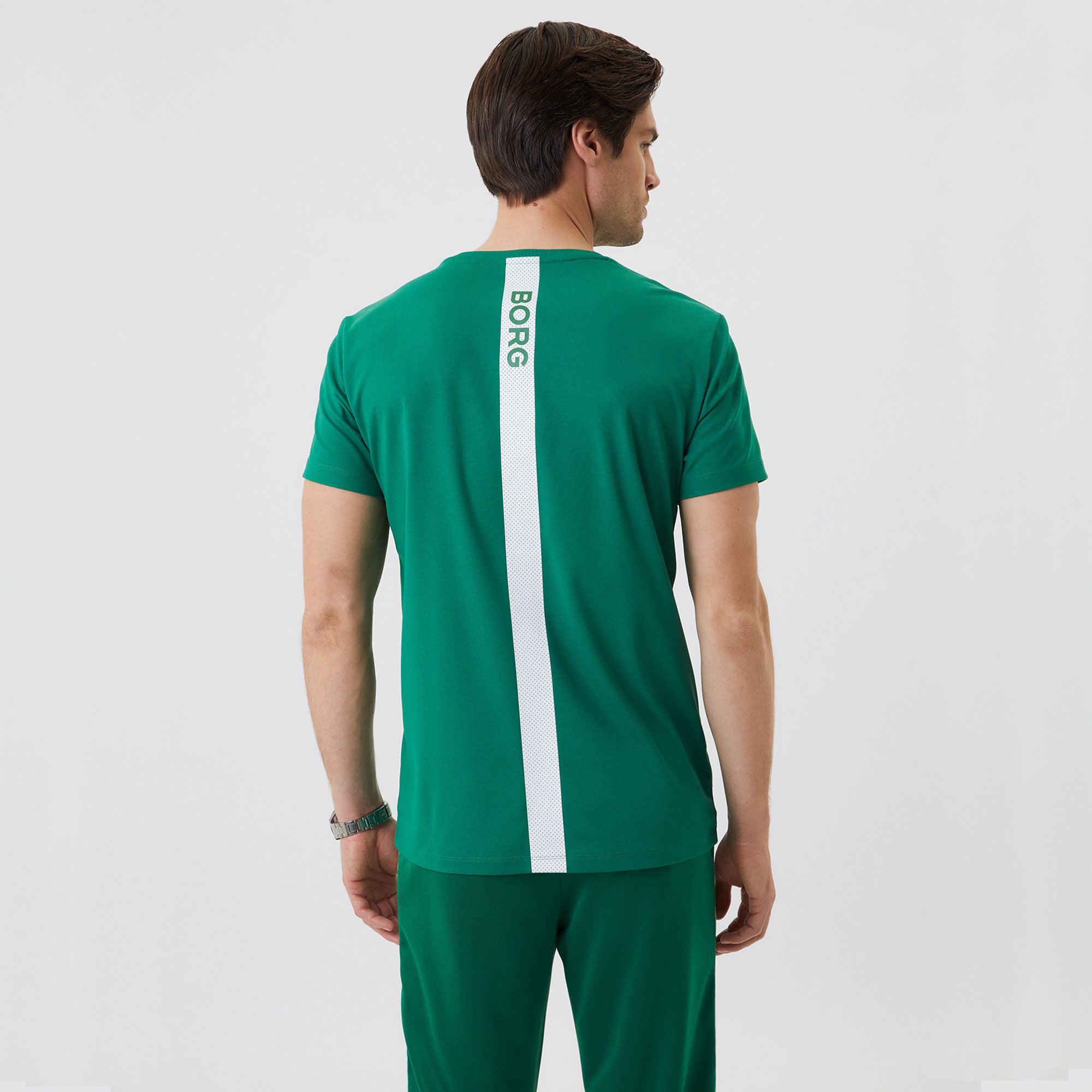 Björn Borg Ace Men's Tennis Shirt Green (2)
