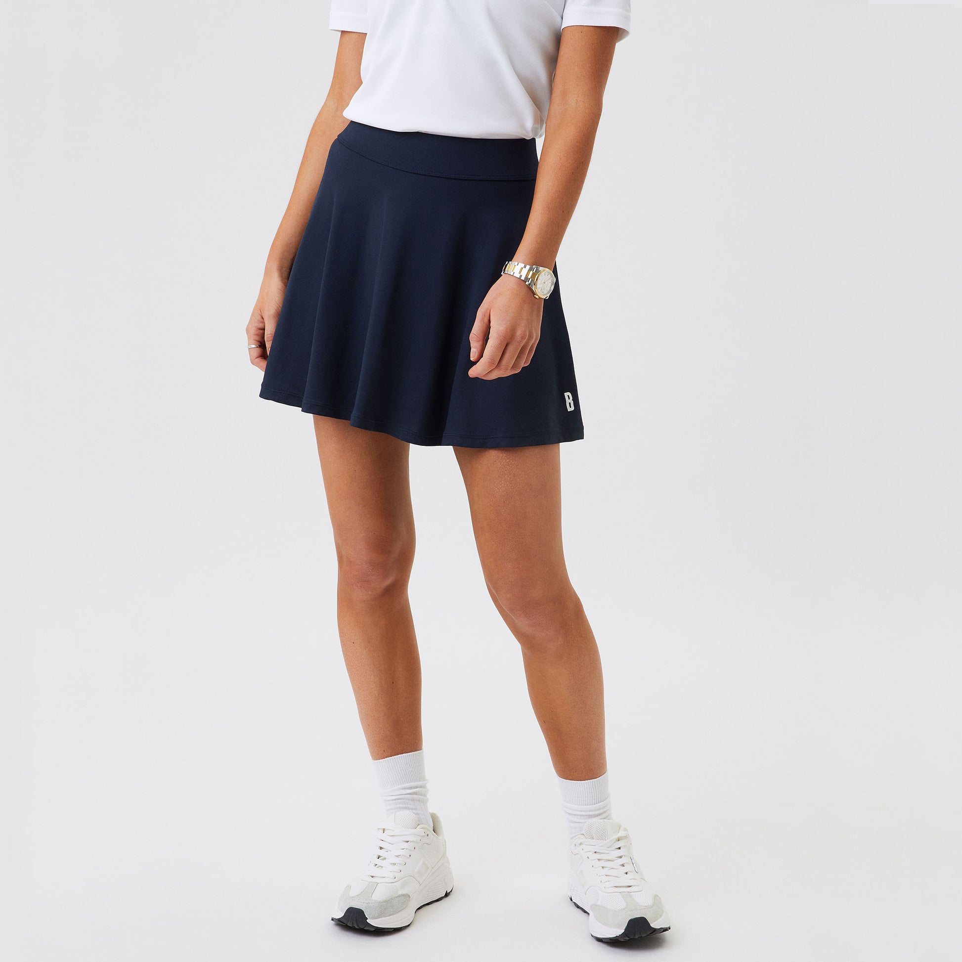 Björn Borg Ace Women's Jersey Tennis Skirt Dark Blue (1)
