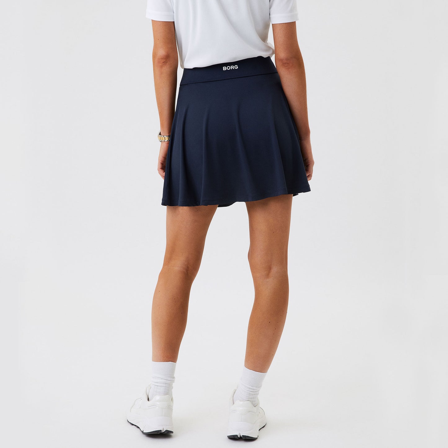 Björn Borg Ace Women's Jersey Tennis Skirt Dark Blue (2)