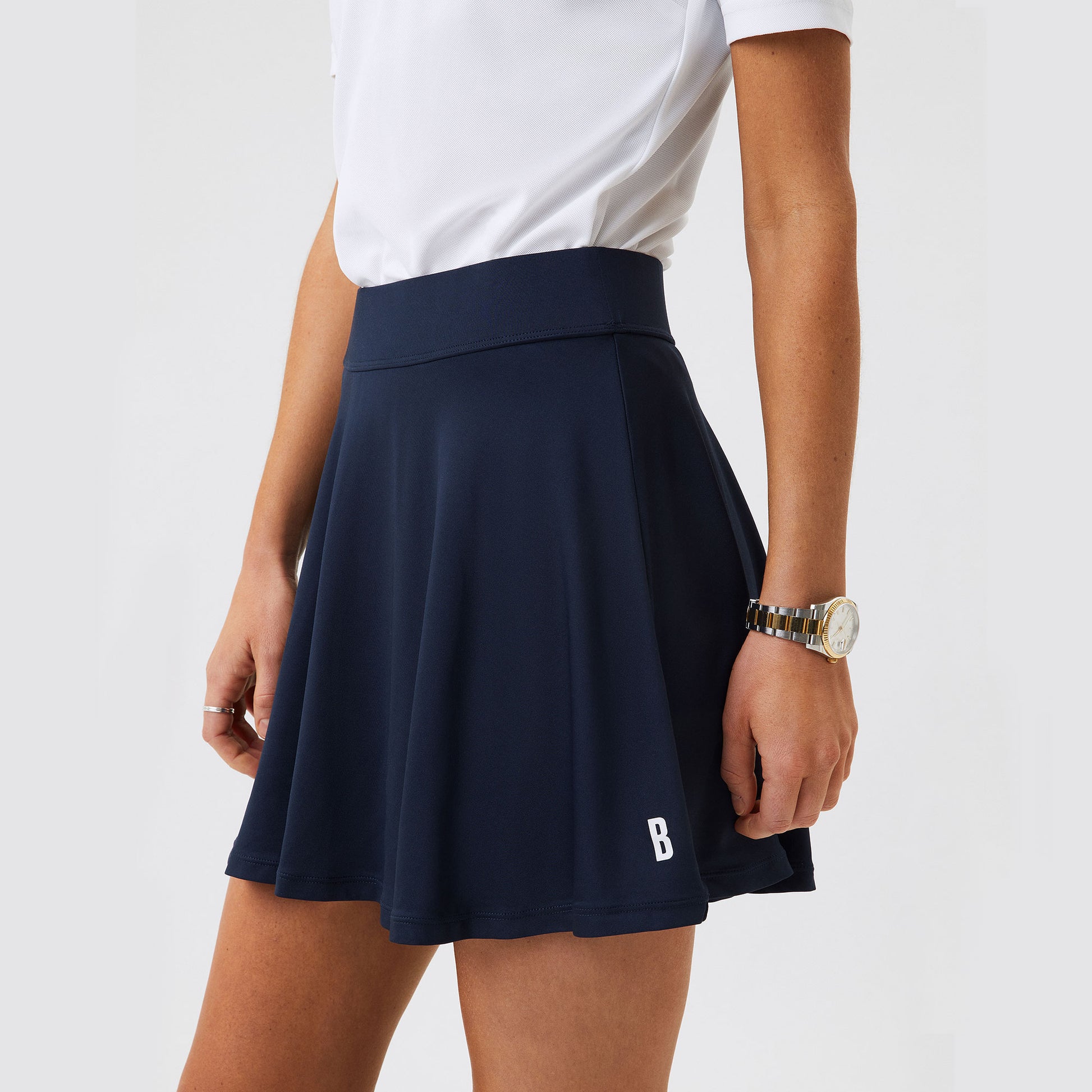 Björn Borg Ace Women's Jersey Tennis Skirt Dark Blue (3)