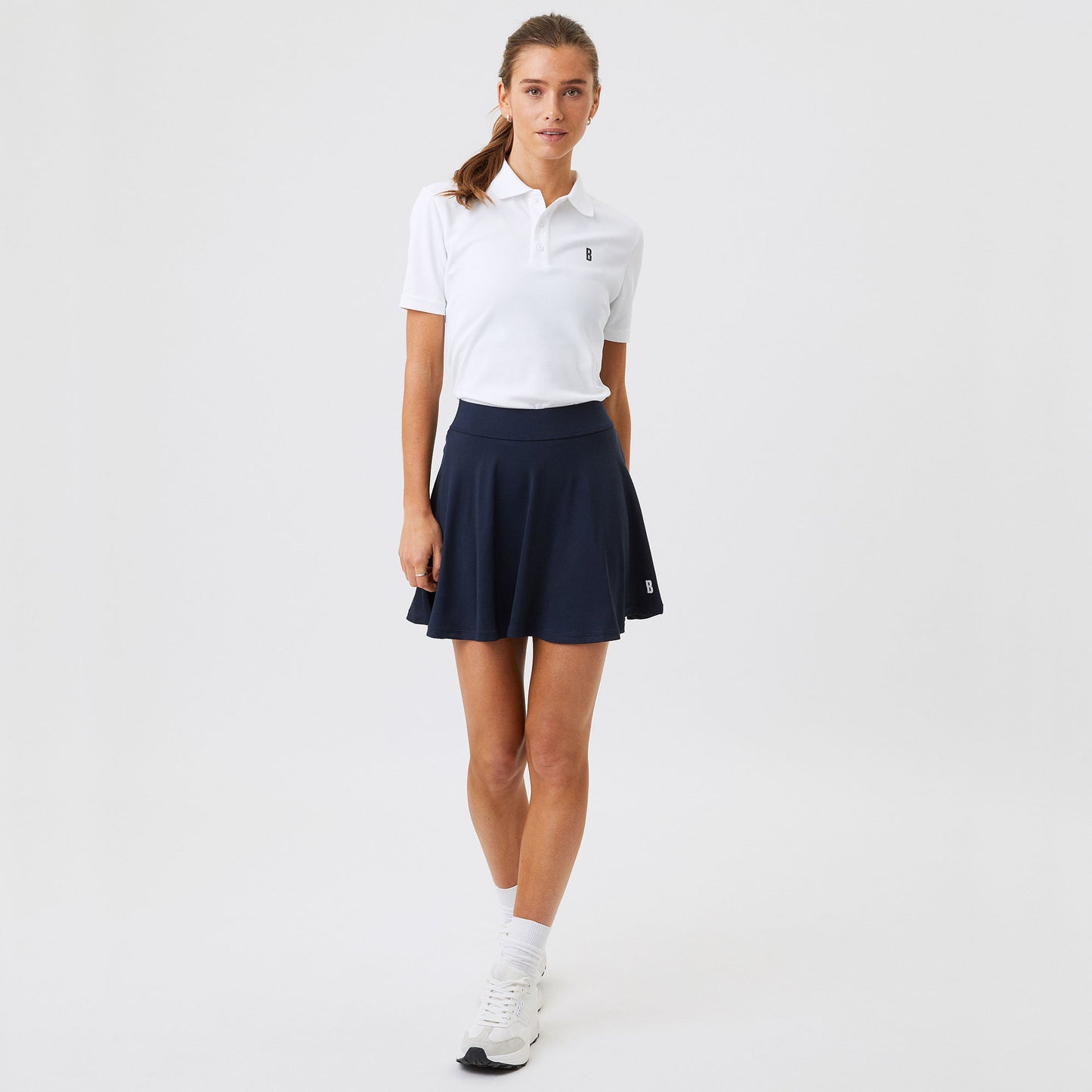 Björn Borg Ace Women's Jersey Tennis Skirt Dark Blue (4)