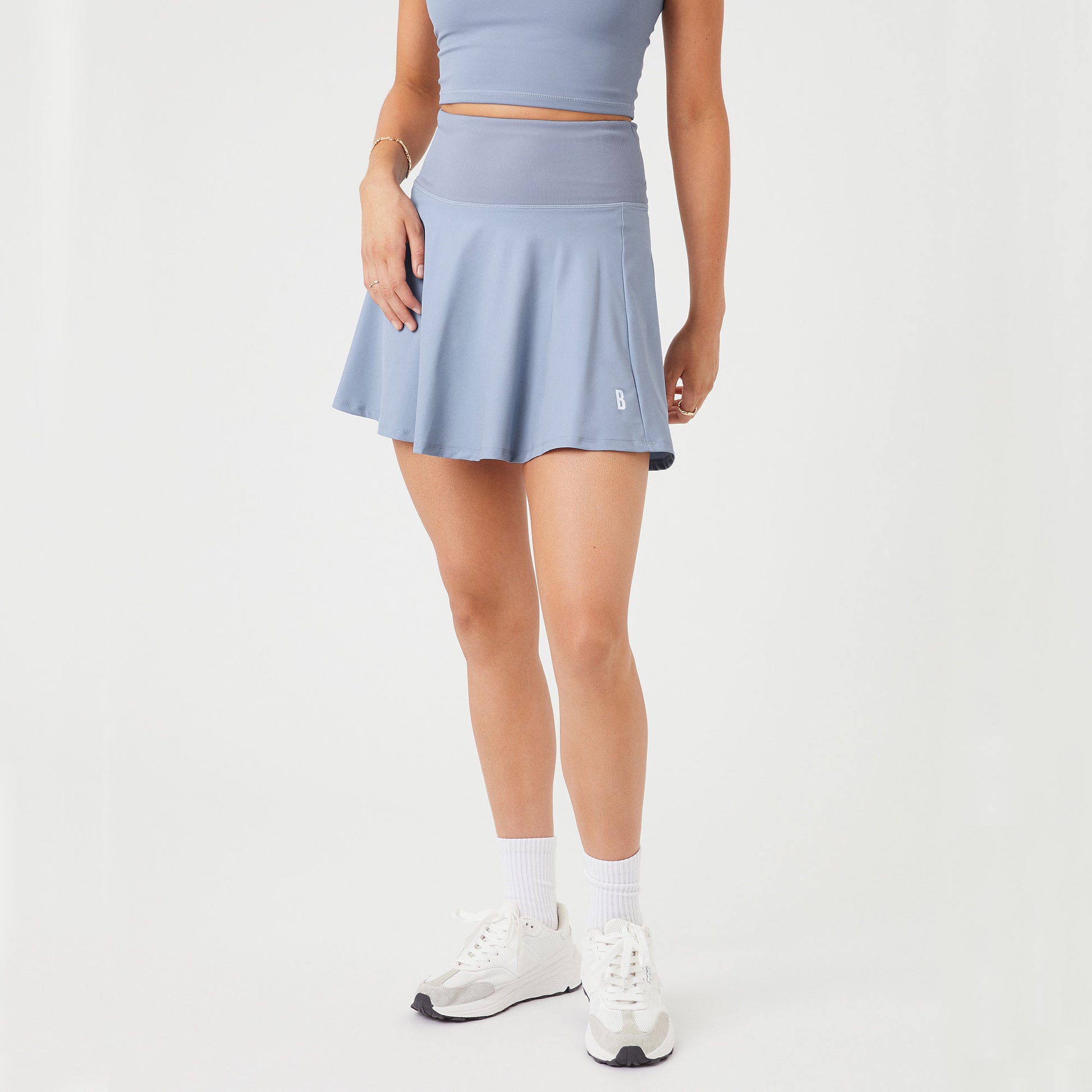 Björn Borg Ace Women's Rib Pocket Tennis Skirt Blue (1)
