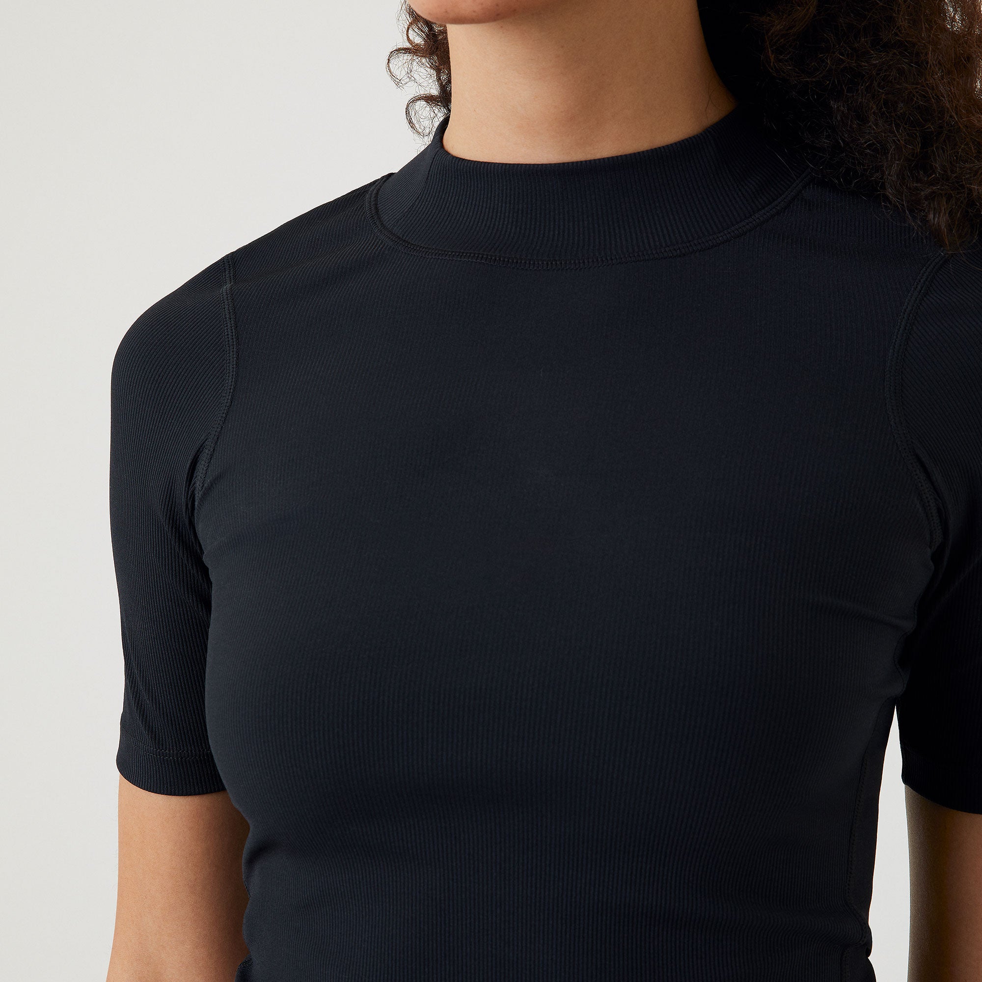 Björn Borg Ace Women's Rib Tennis Shirt Black (4)