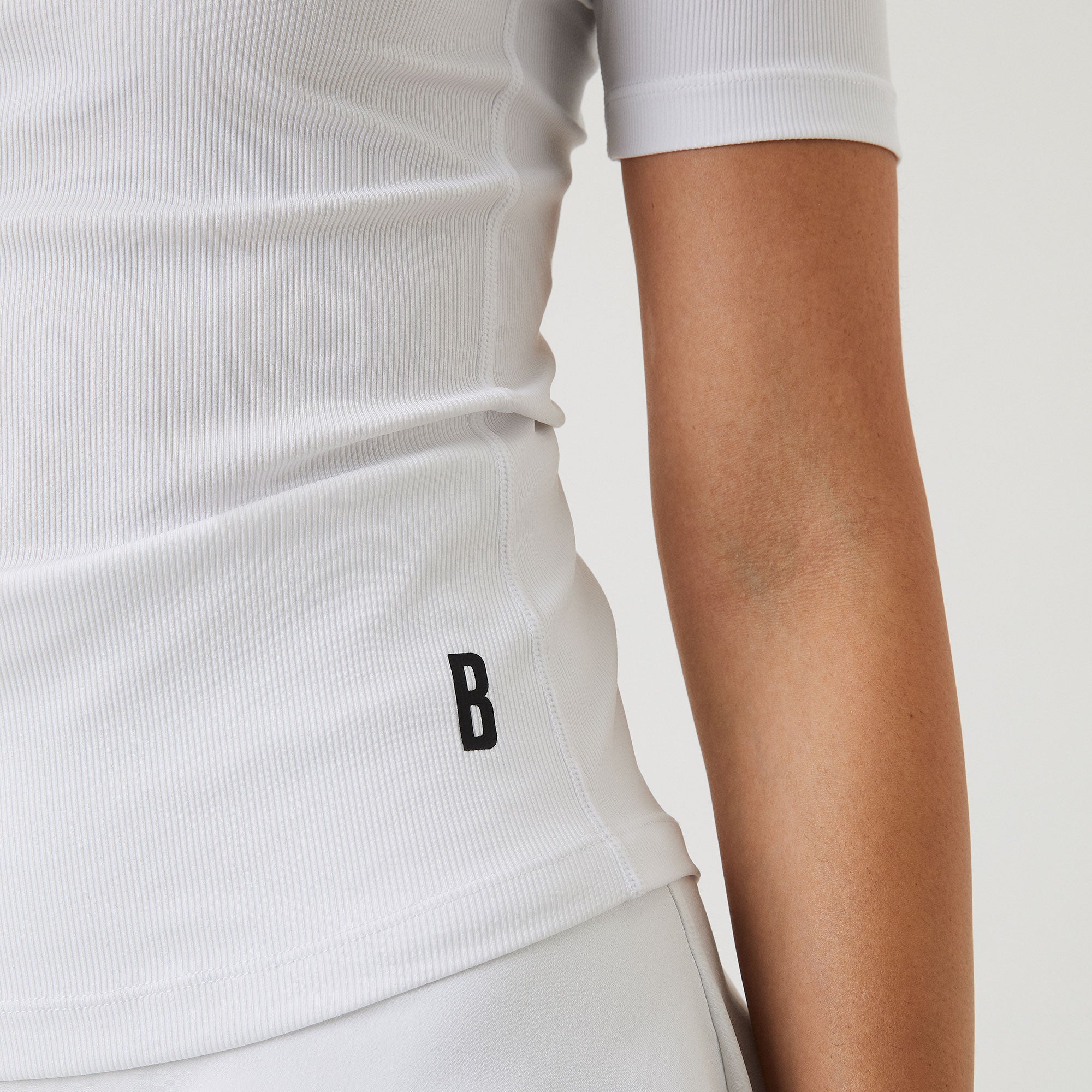 Björn Borg Ace Women's Rib Tennis Shirt White (4)