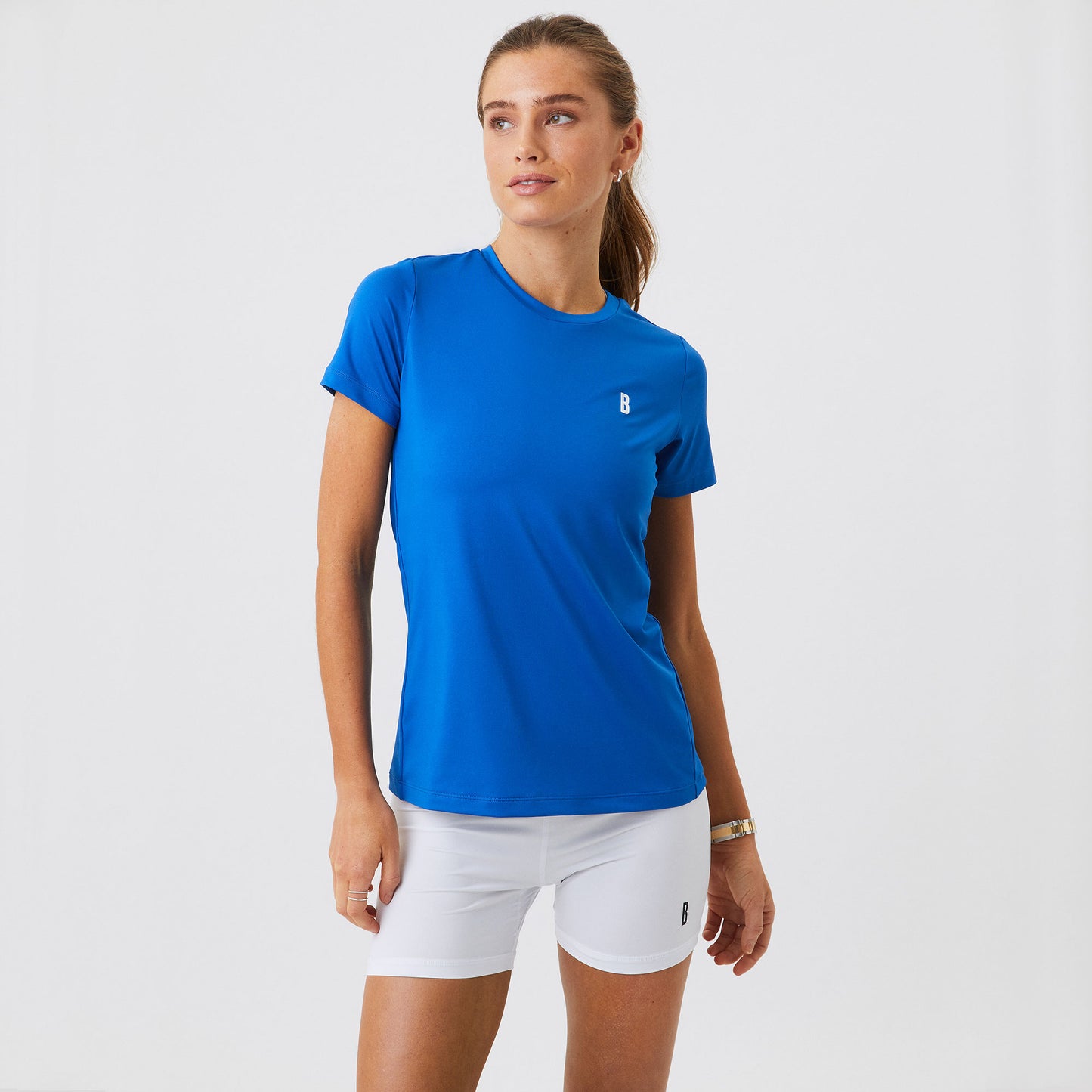 Björn Borg Ace Women's Slim Tennis Shirt Blue (1)