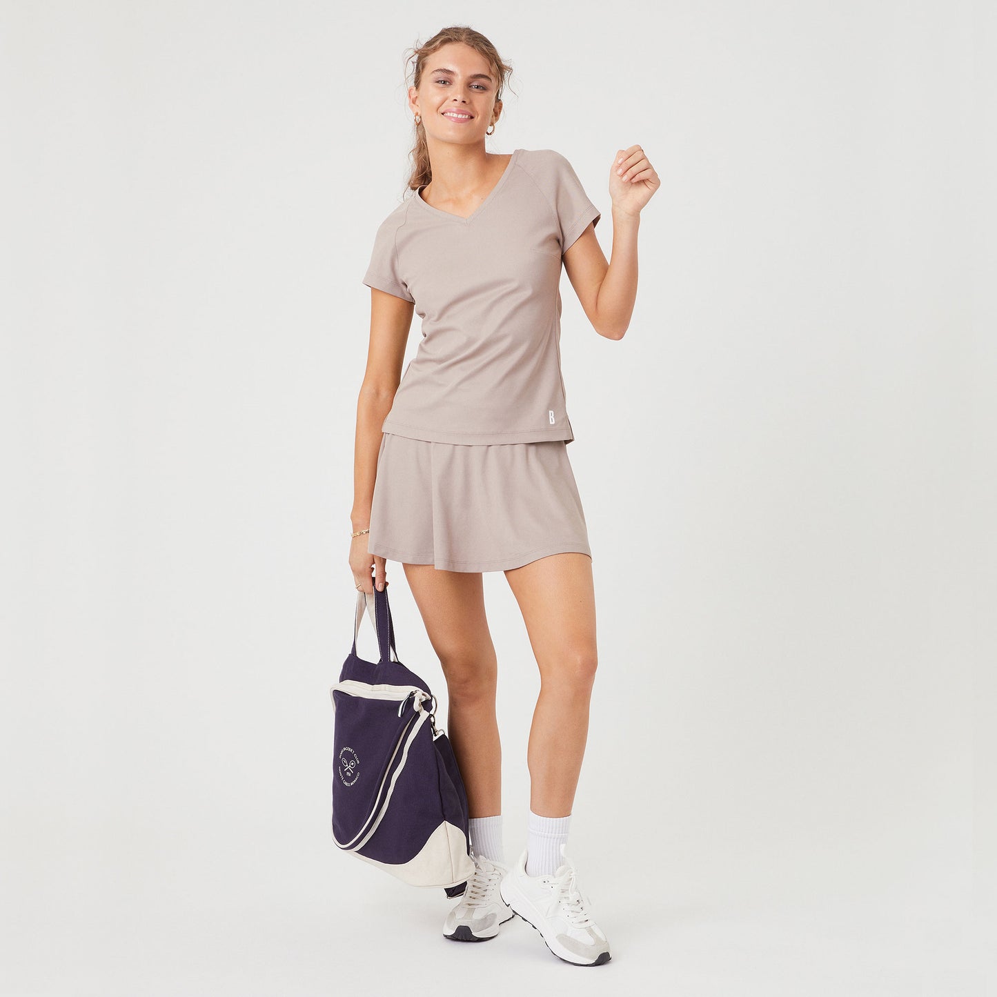 Björn Borg Ace Women's Tennis Shirt Brown (3)