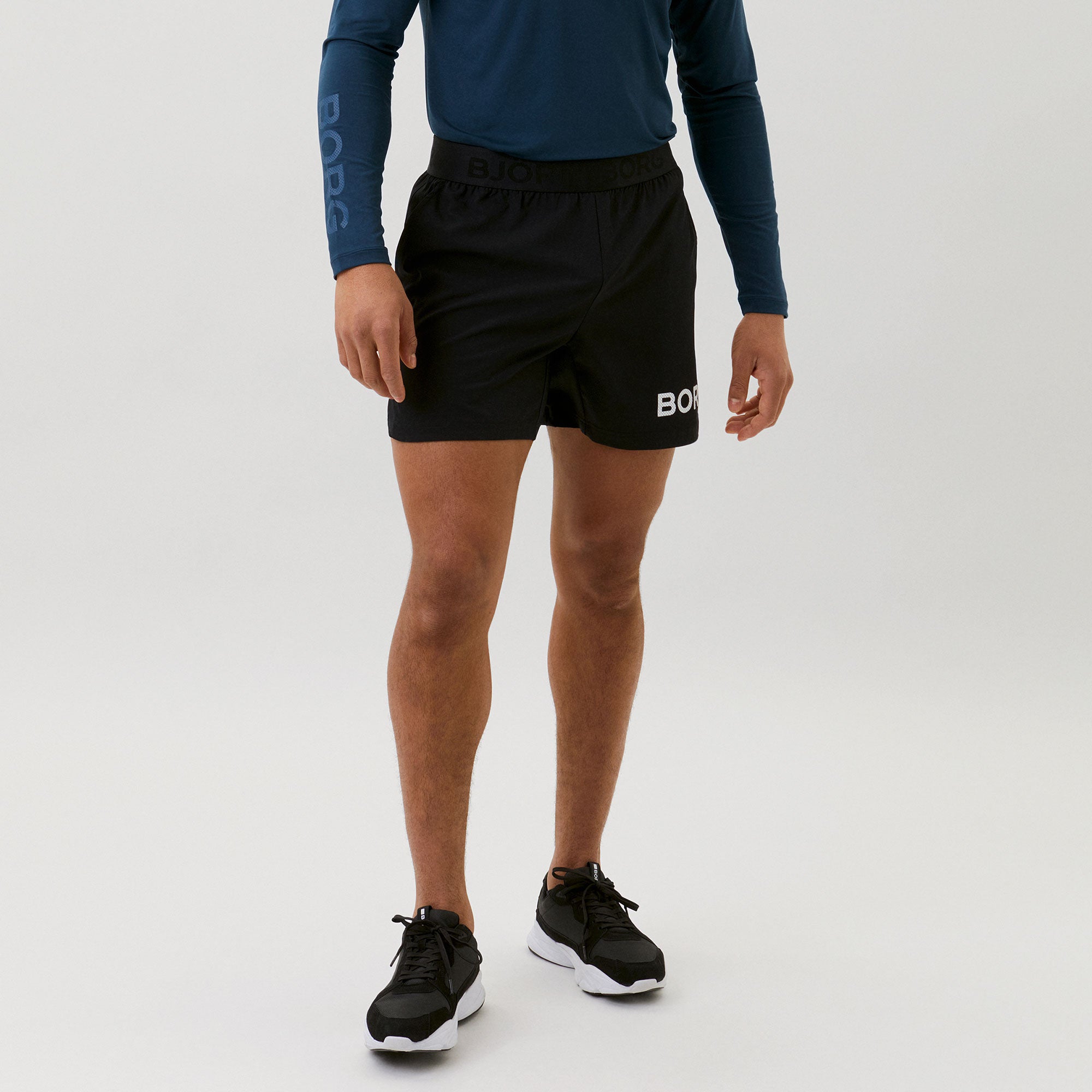Björn Borg BORG Men's 7-inch Shorts Black (1)