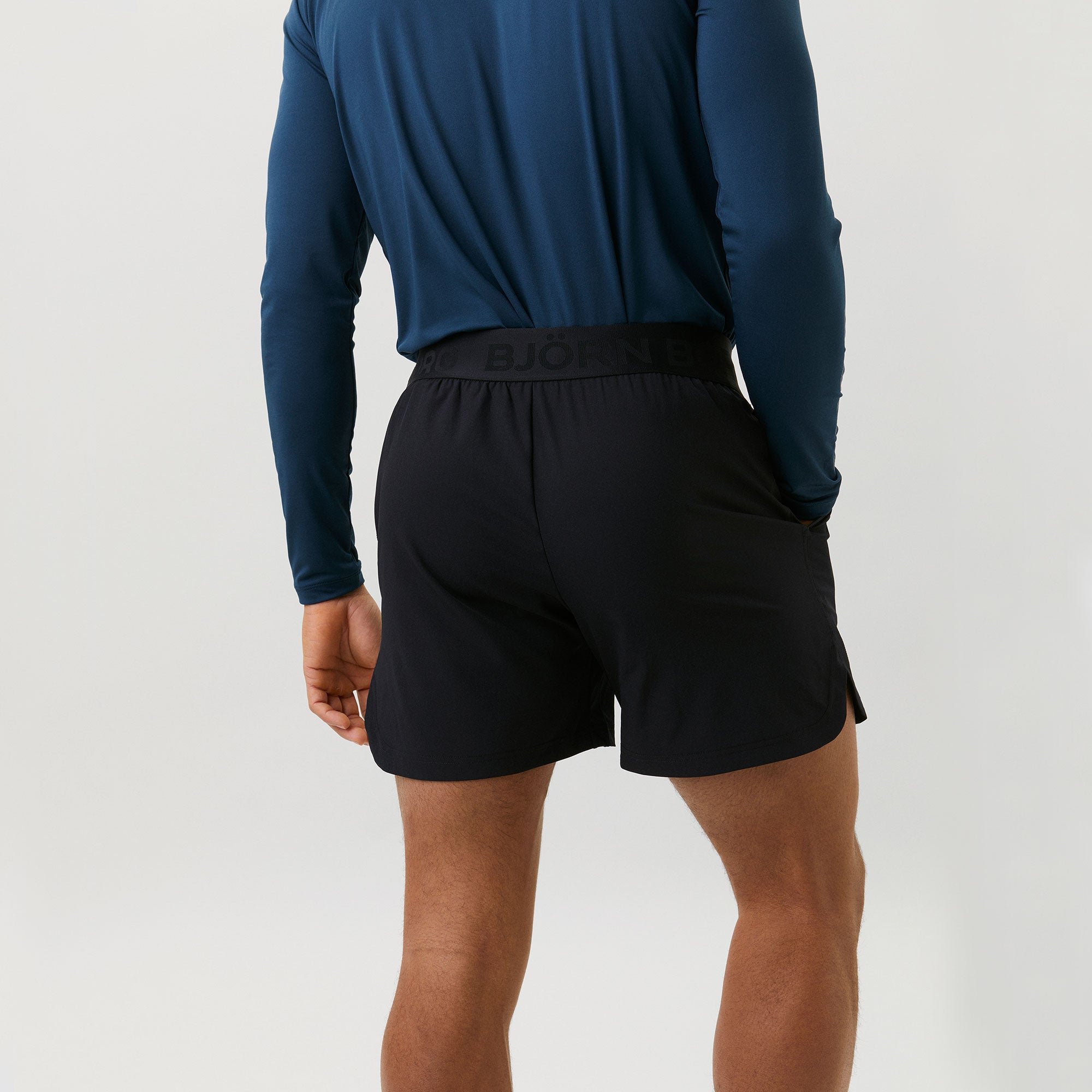 Björn Borg BORG Men's 7-inch Shorts Black (2)