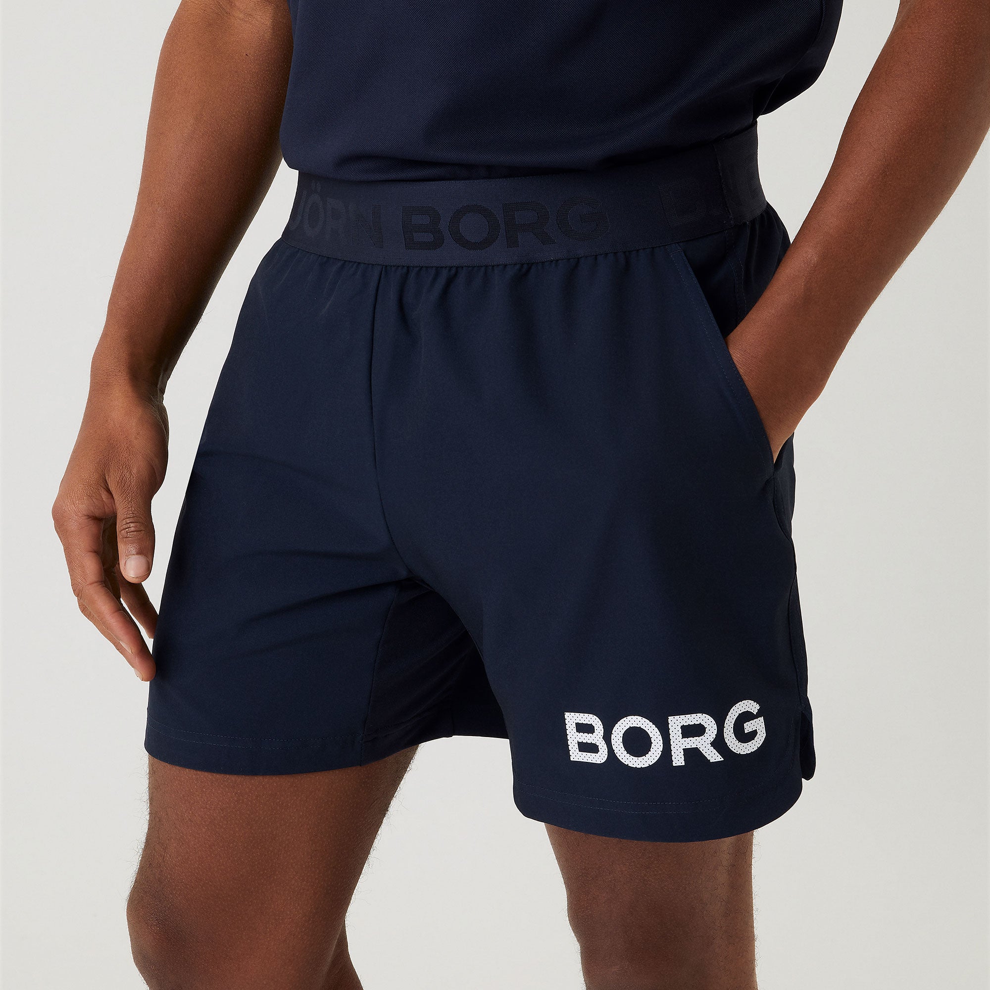 Björn Borg BORG Men's 7-inch Shorts Dark Blue (3)