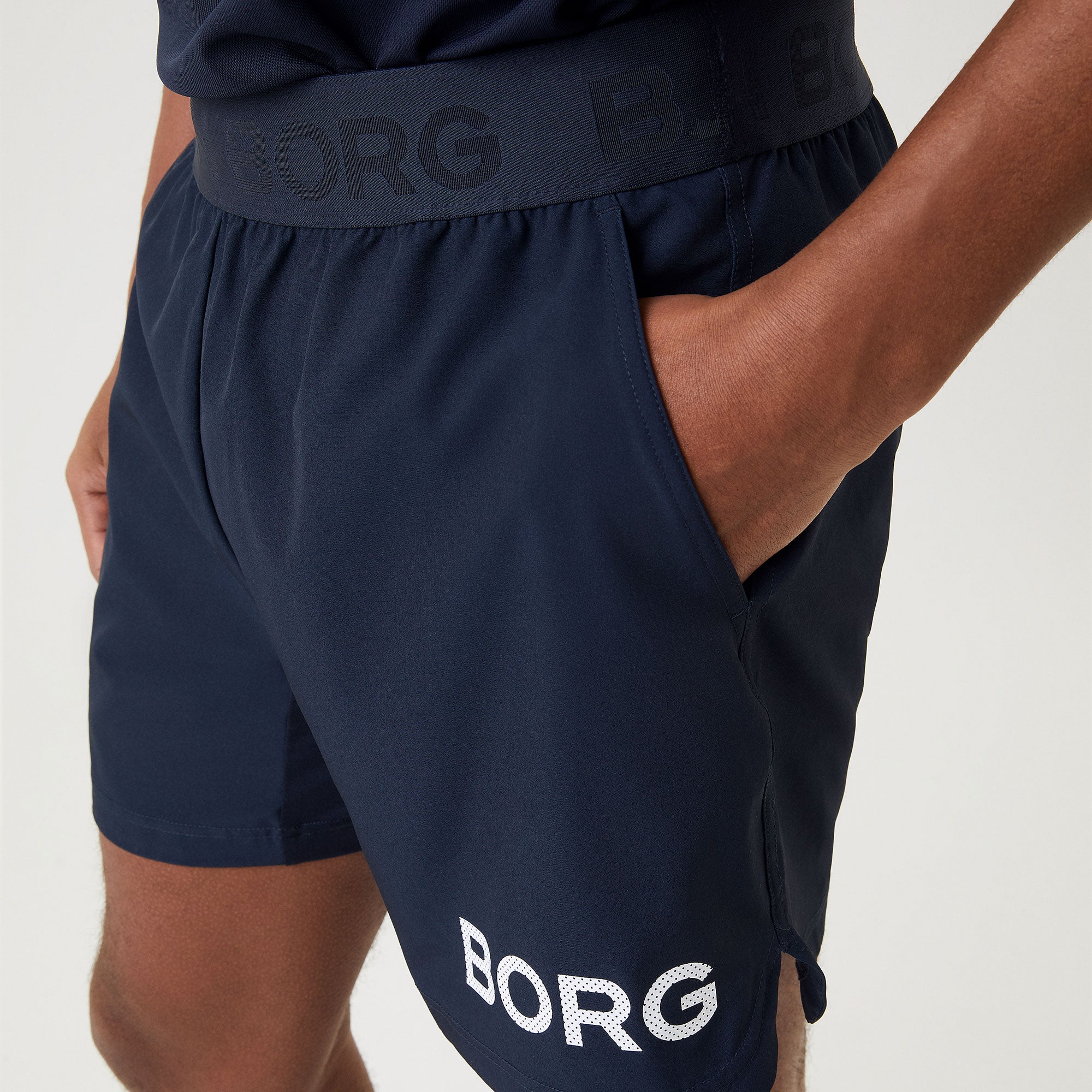 Björn Borg BORG Men's 7-inch Shorts Dark Blue (4)