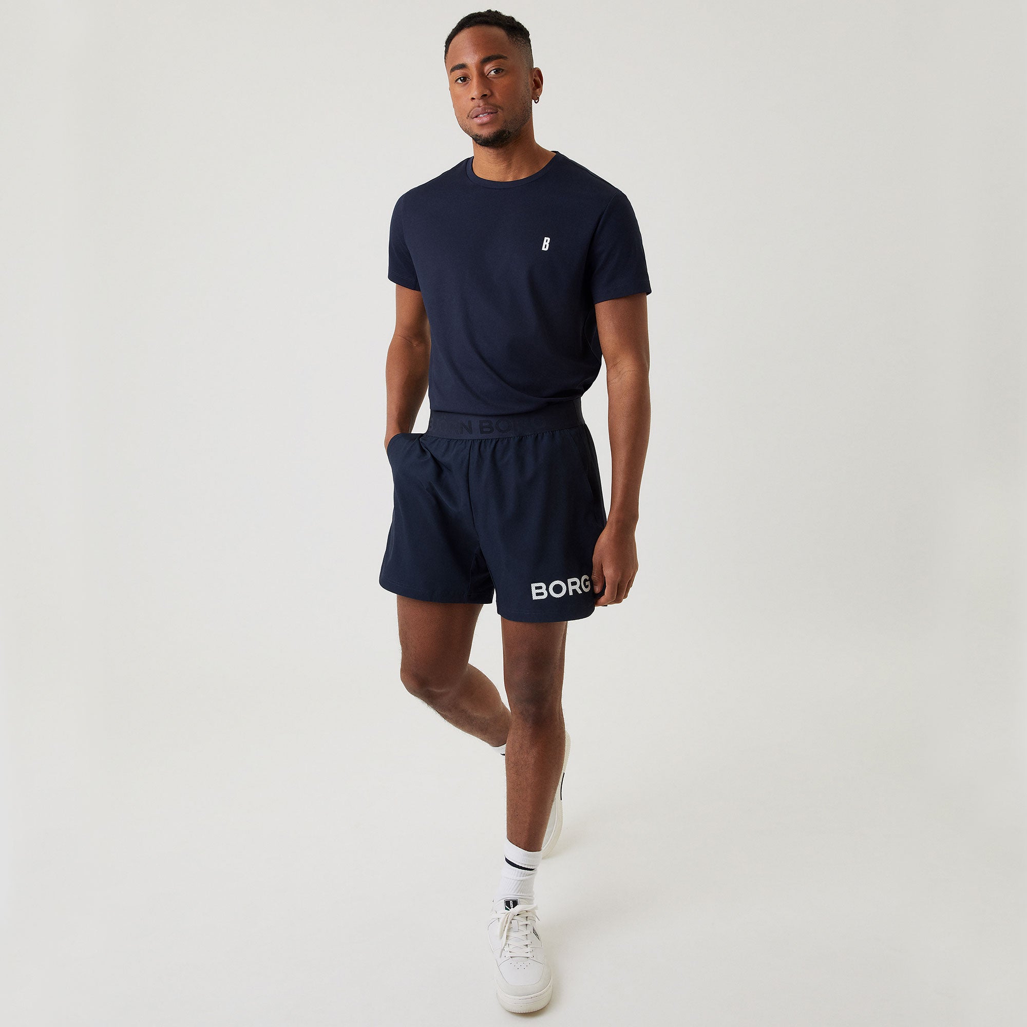Bj rn Borg BORG Men s 7 inch Shorts Dark Blue Tennis Only