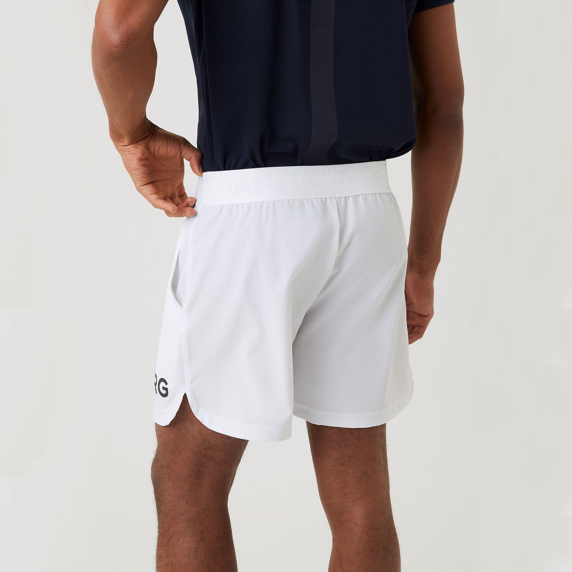 Björn Borg BORG Men's 7-inch Shorts White (2)