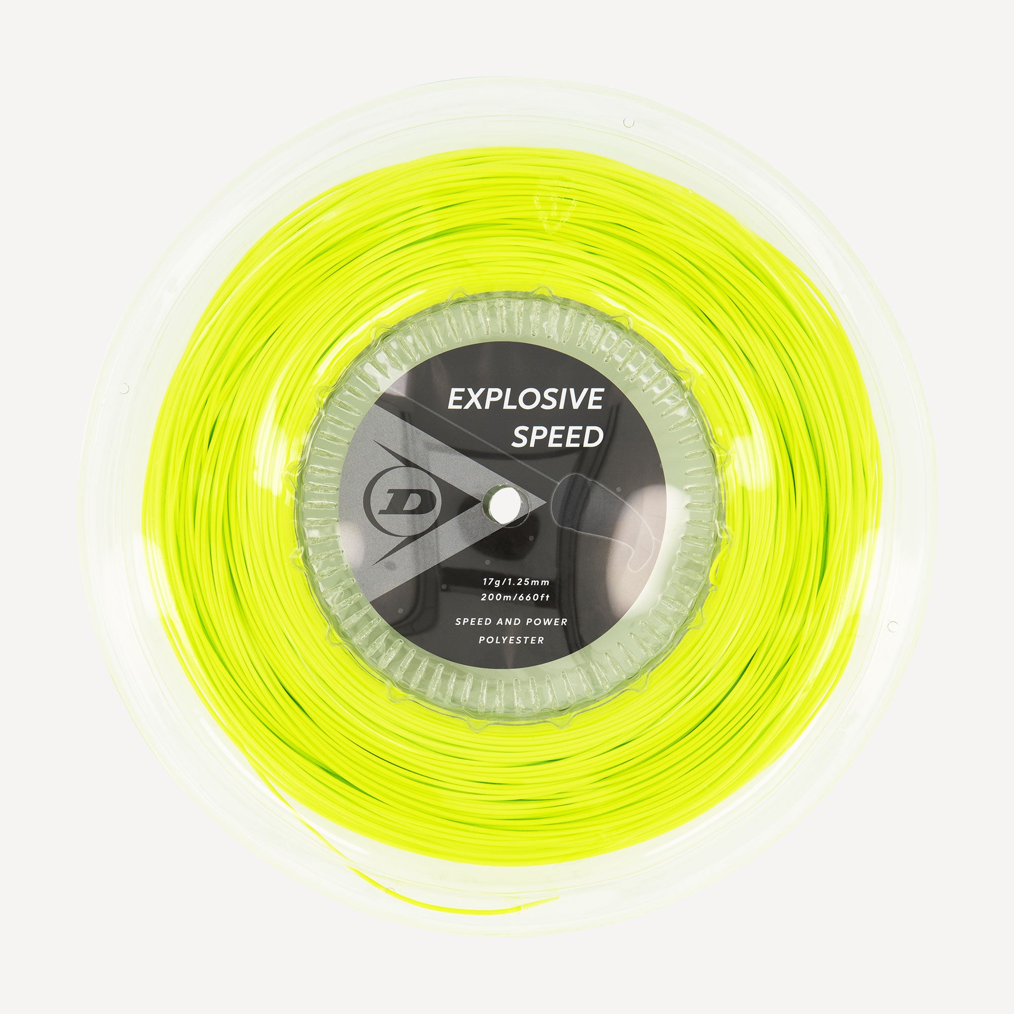 Dunlop Explosive Speed Tennis String Reel 200m Yellow