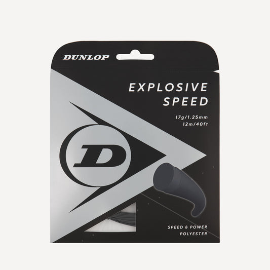 Dunlop Explosive Speed Tennis String Set 12m Black