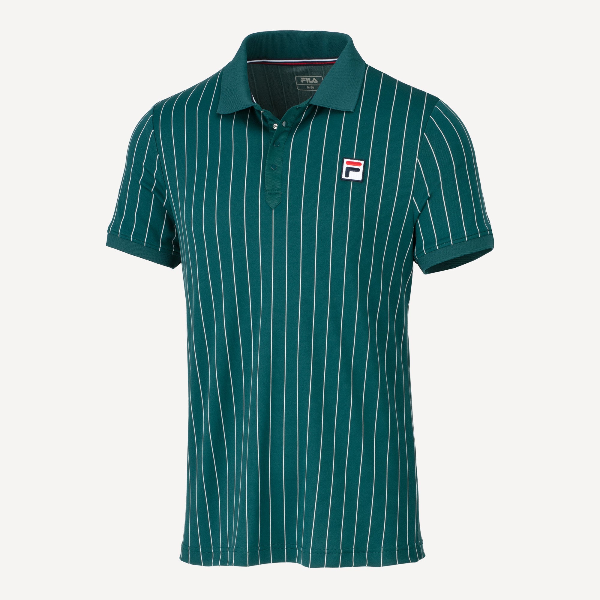 Fila Men's Stripes Tennis Polo Green (1)