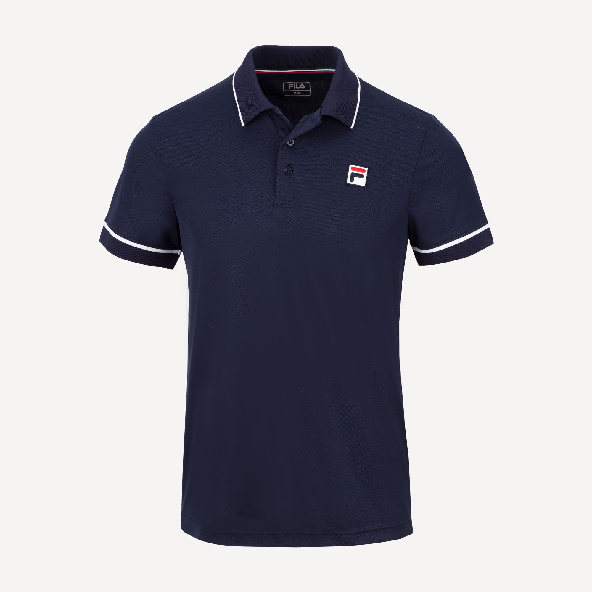 Fila New Court Men's Tennis Polo Blue (1)