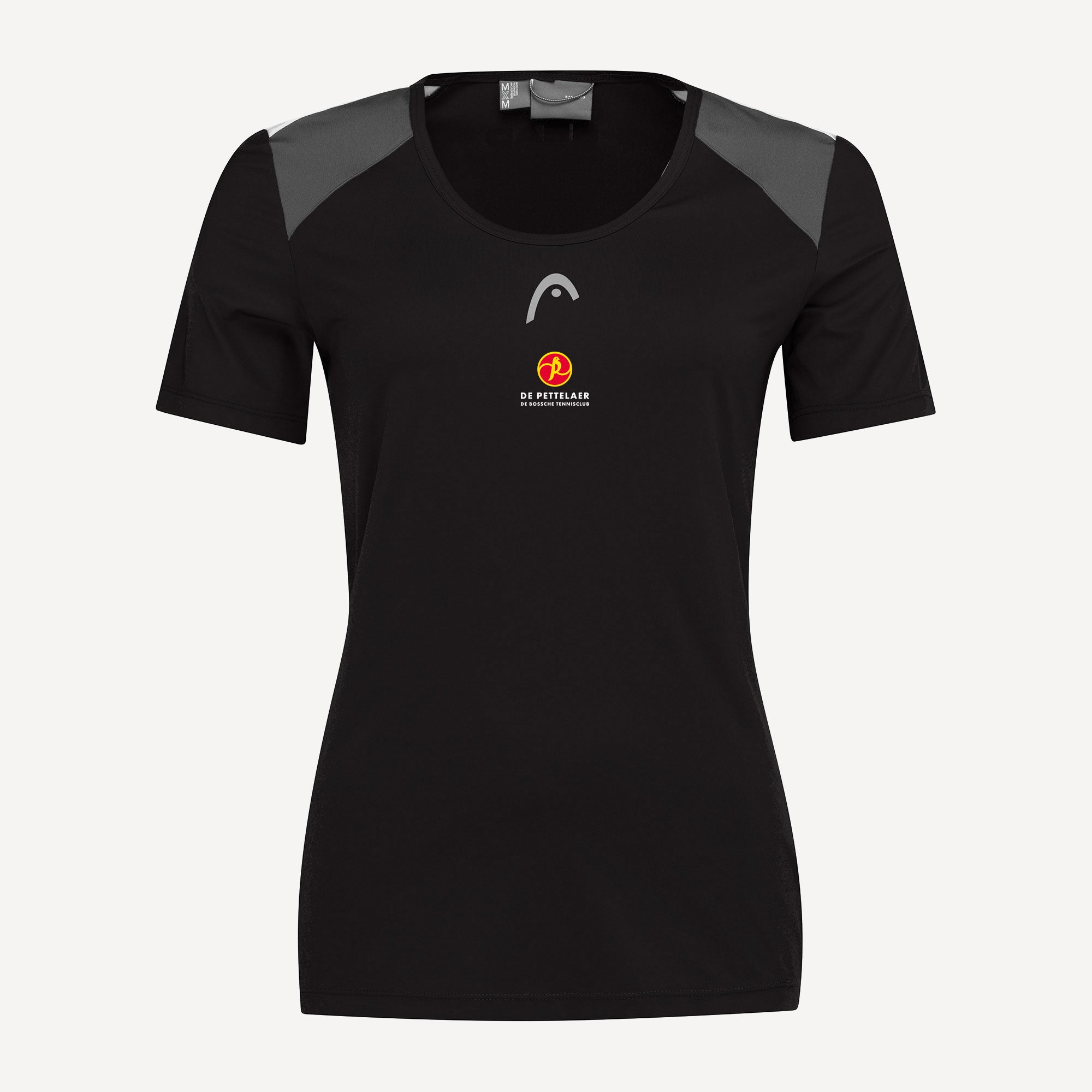 HEAD Club 22 Tech Women's Tennis Shirt Black (1)