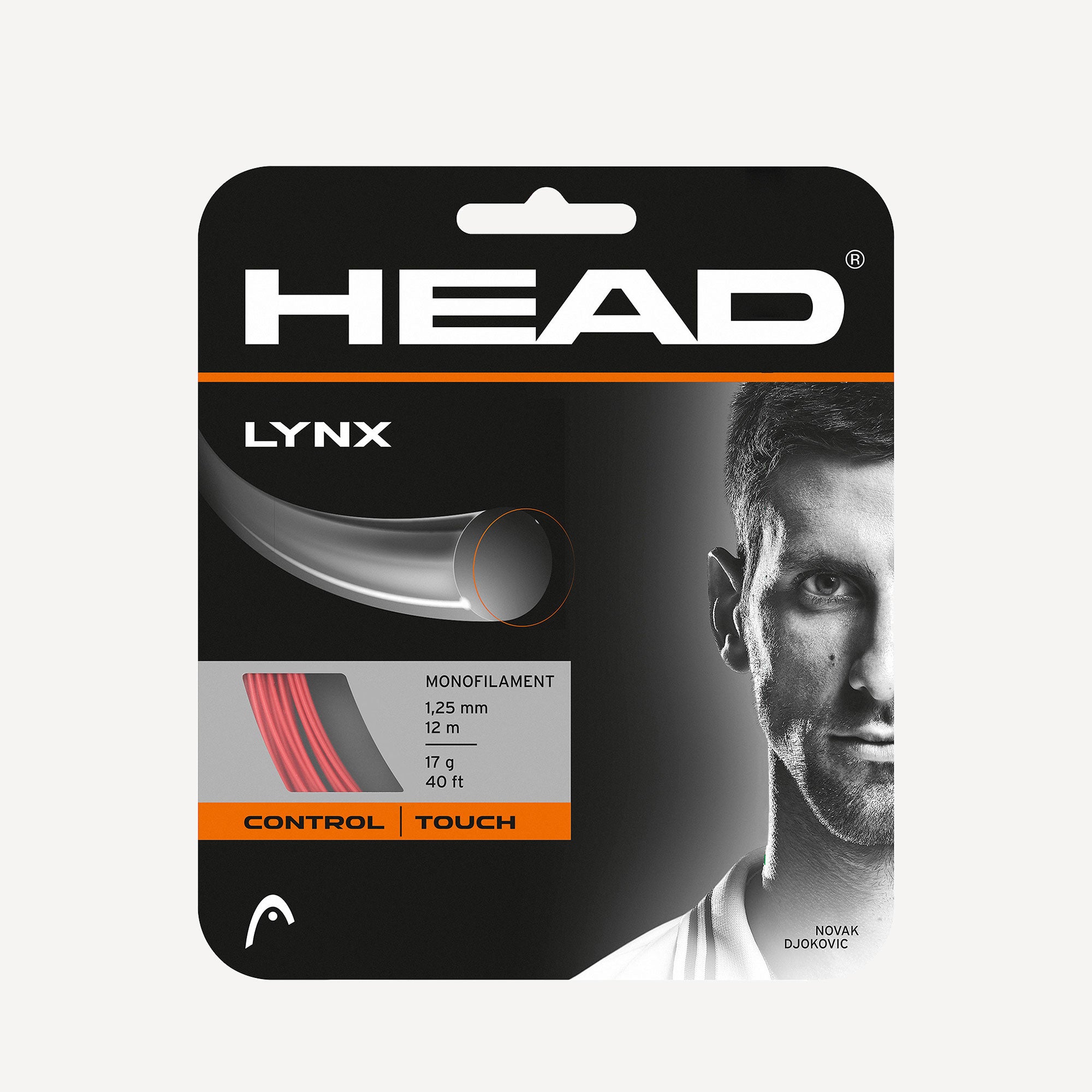 HEAD Lynx Tennis String Set 12m Red