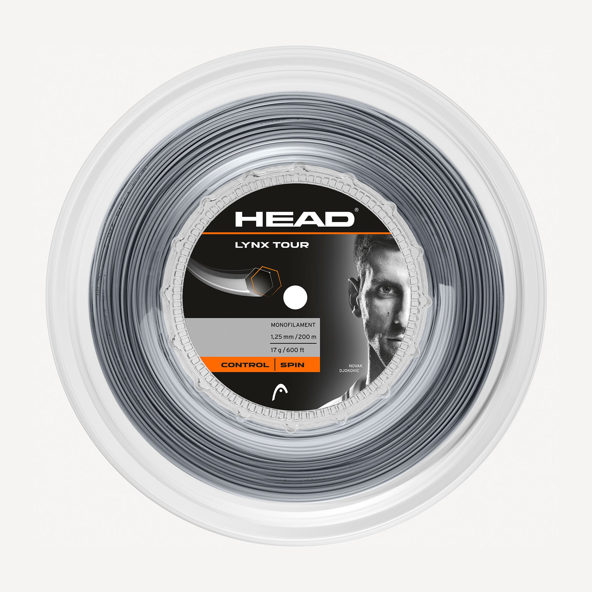 HEAD Lynx Tour Tennis String Reel 200m Grey