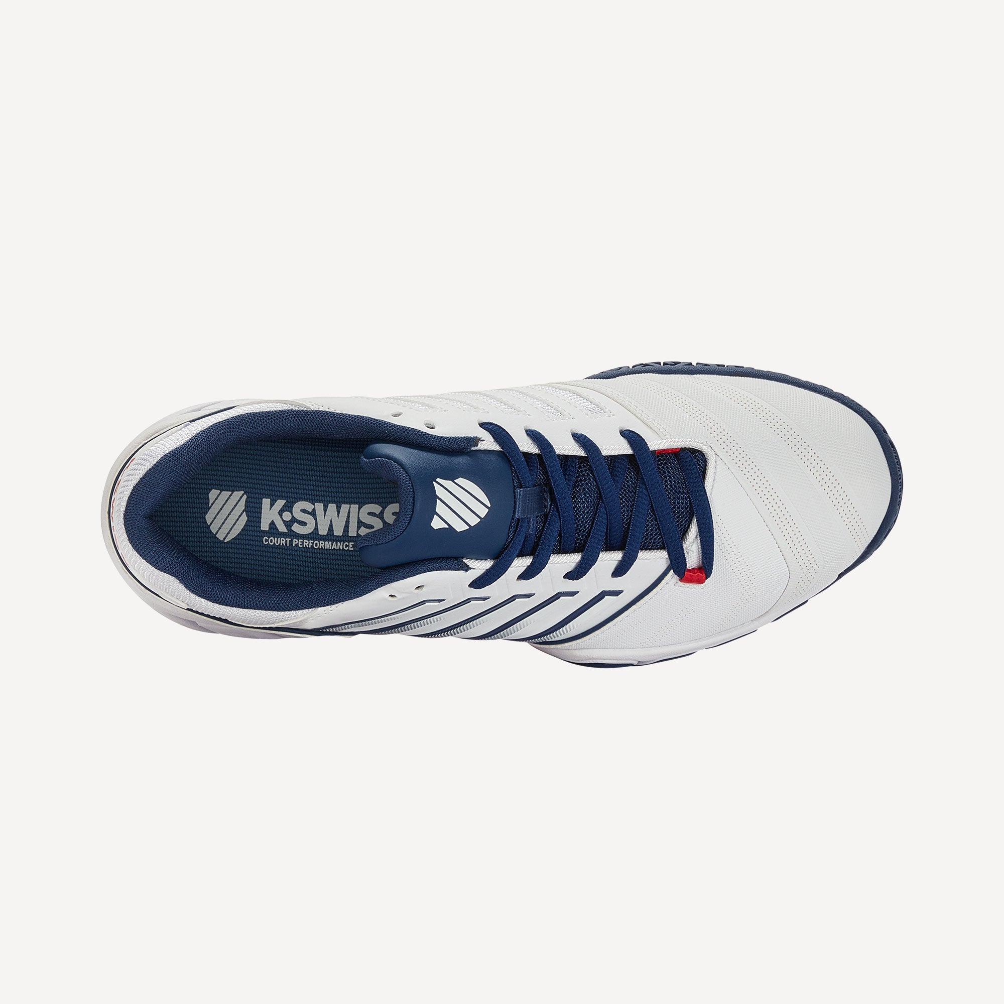 K-Swiss Bigshot Light Men's Omni Court Tennis Shoes White (7)