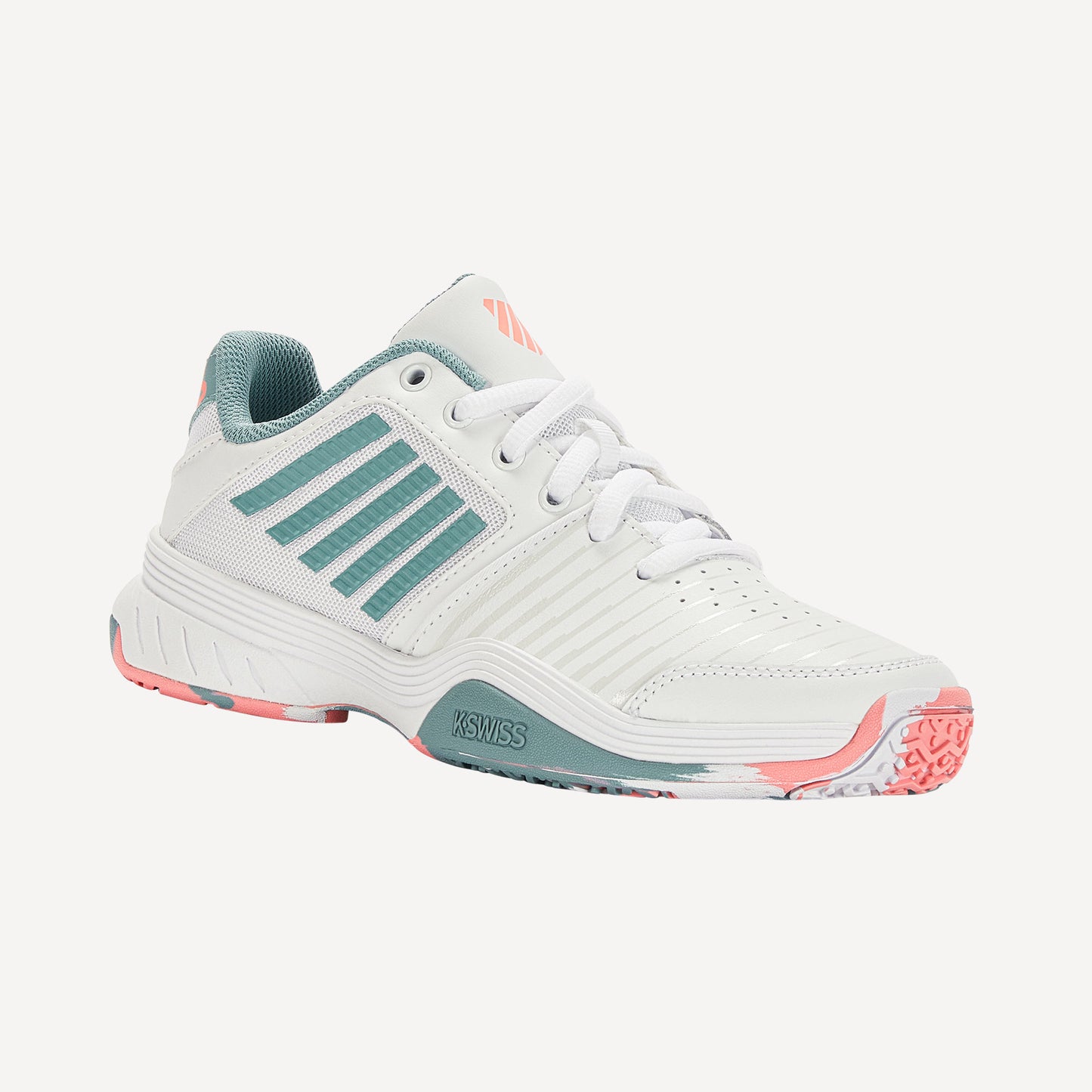 K-Swiss Court Express Kids' Omni Court Tennis Shoes White (4)
