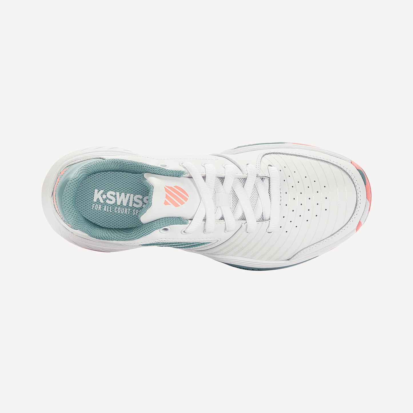 K-Swiss Court Express Kids' Omni Court Tennis Shoes White (7)