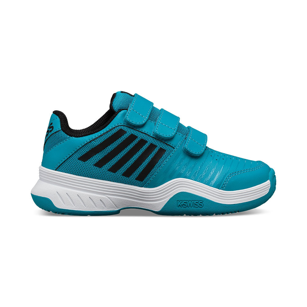 K-Swiss Court Express Strap Kids' Omni Court Tennis Shoes Blue (1)