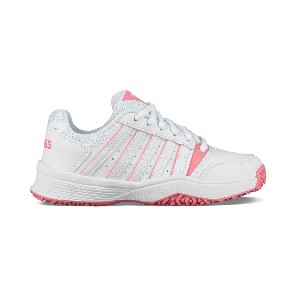 K-Swiss Court Smash Kids' Omni Court Tennis Shoes White (1)