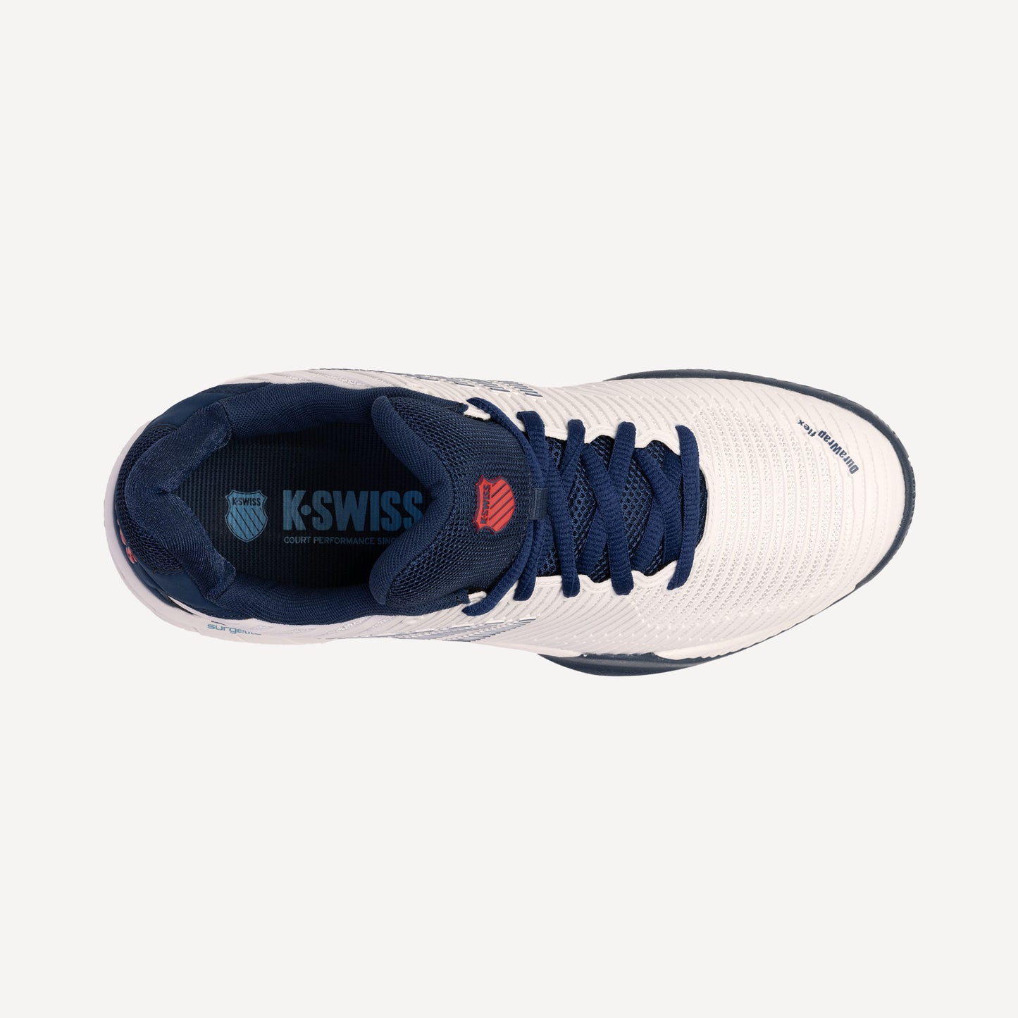 K-Swiss Hypercourt Express 2 Men's Clay Court Tennis Shoes White (7)