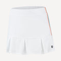 K-Swiss Hypercourt Women's Pleated Tennis Skirt White (1)