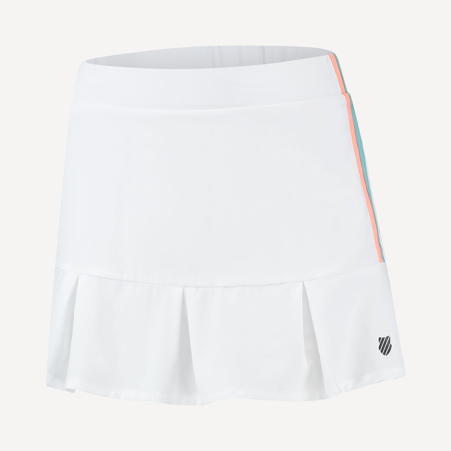 K-Swiss Hypercourt Women's Pleated Tennis Skirt White (1)