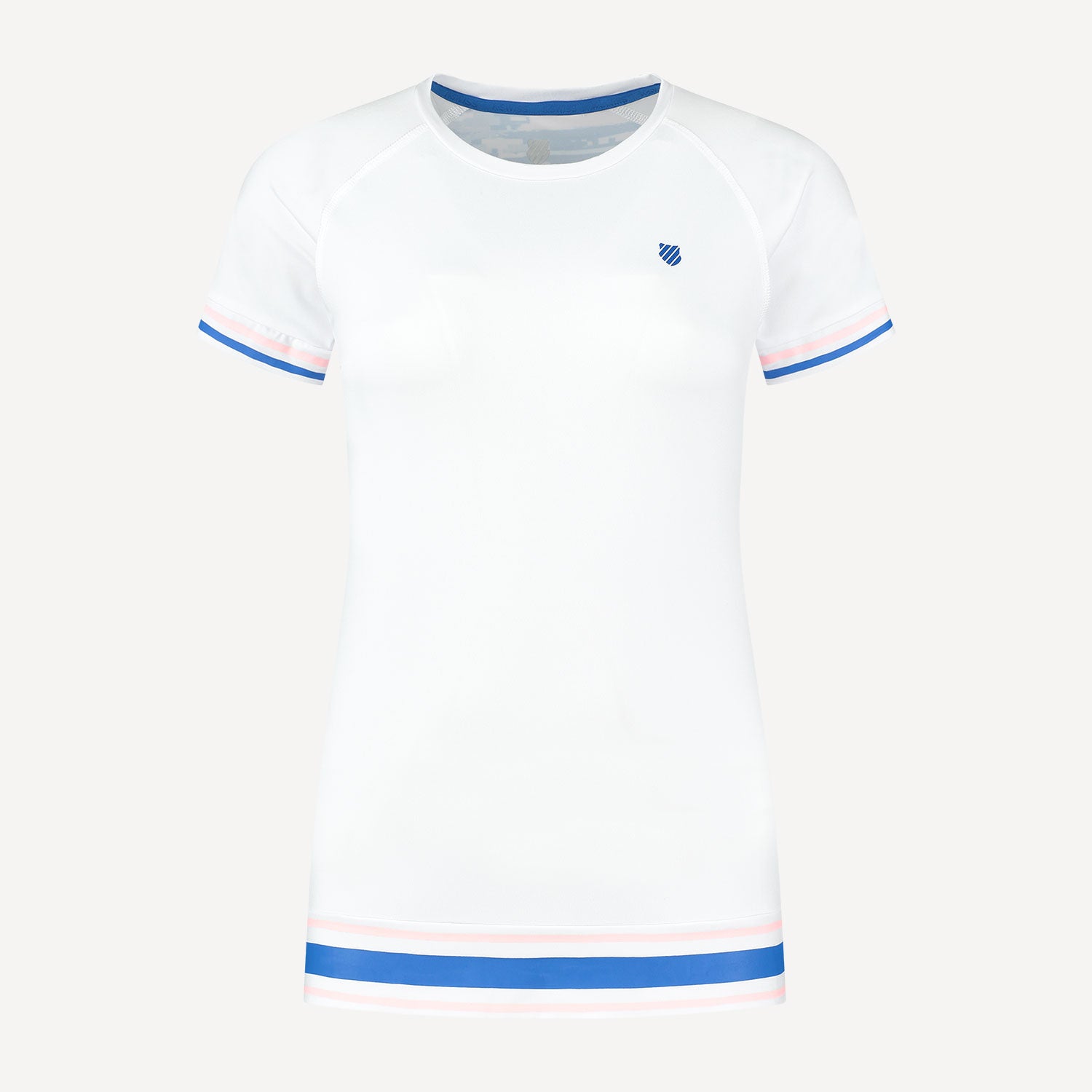 K-Swiss Hypercourt Women's Round Neck Tennis Shirt White (1)
