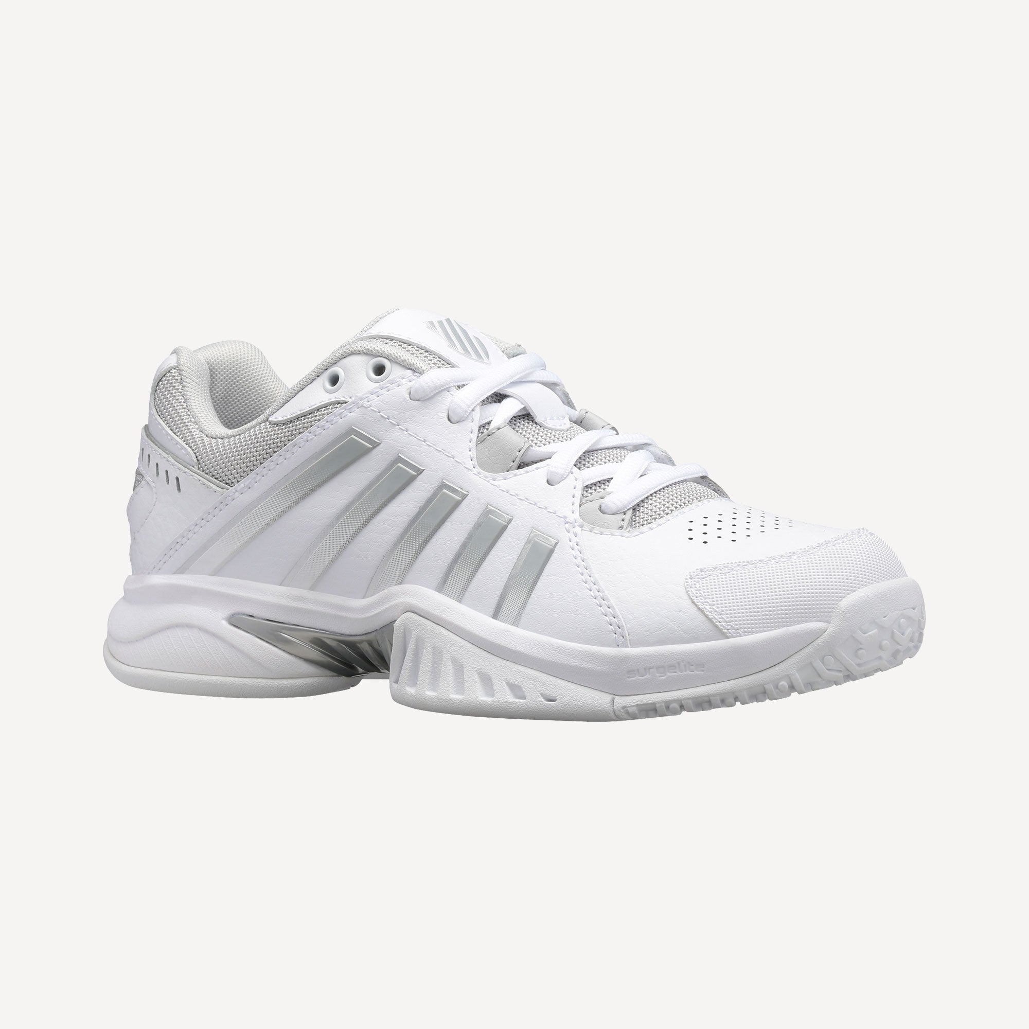 K-Swiss Receiver V Women's Omni Court Tennis Shoes White (4)