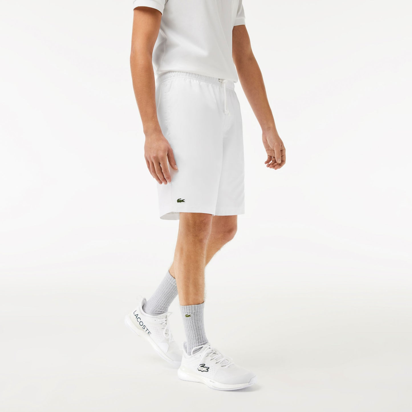 Lacoste Core Men's Tennis Shorts White (1)