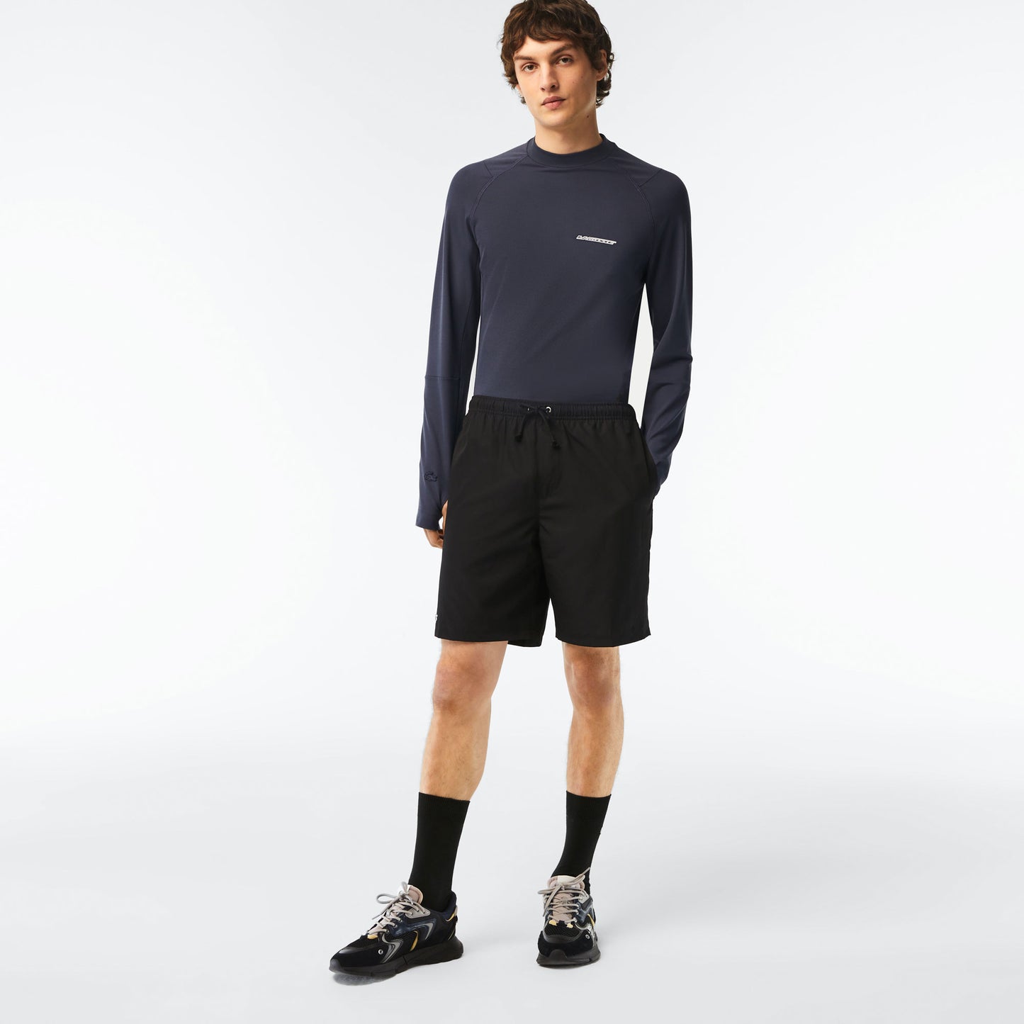 Lacoste Core Men's Tennis Shorts Black (4)
