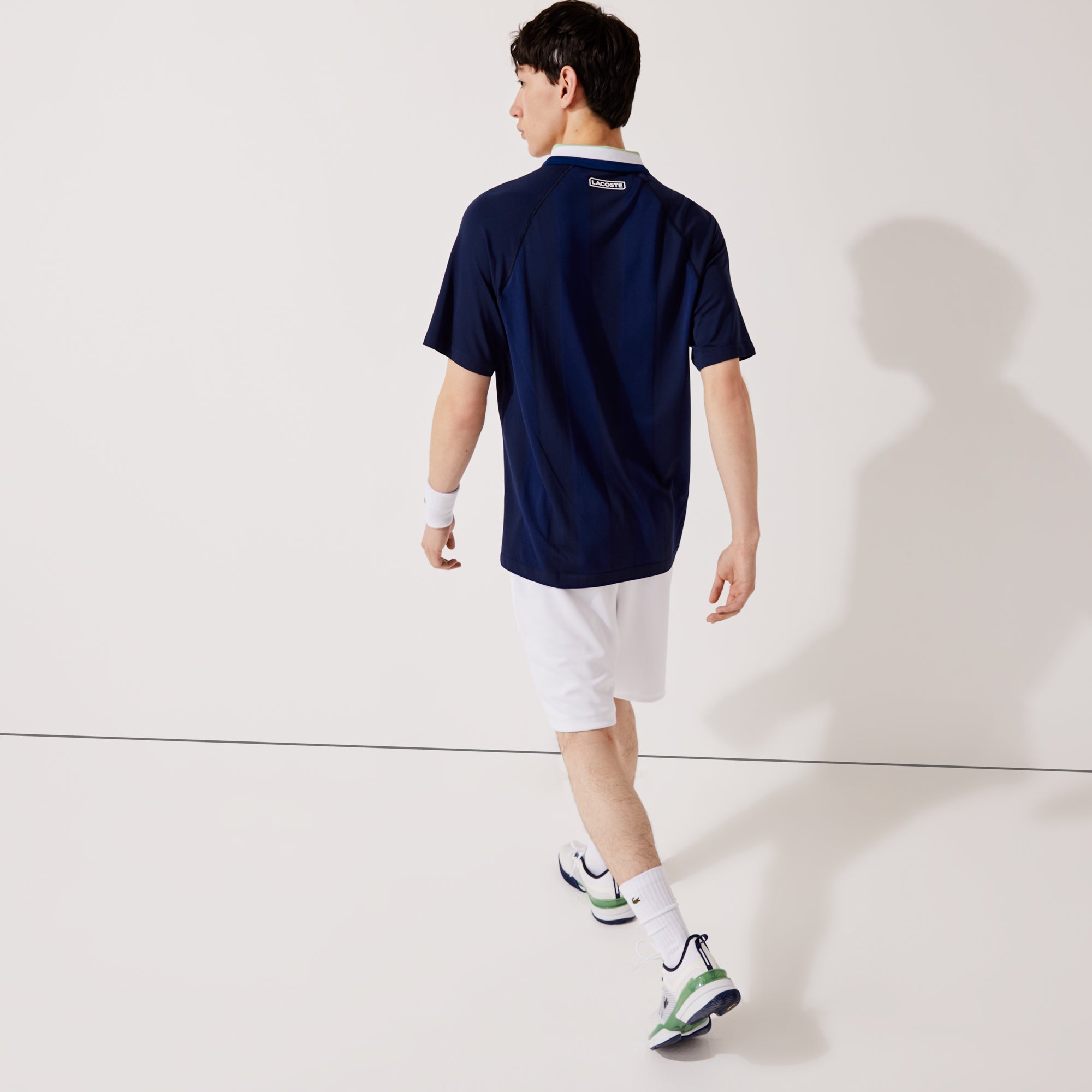 Lacoste Men's Jacquard Tennis Polo Blue (2)