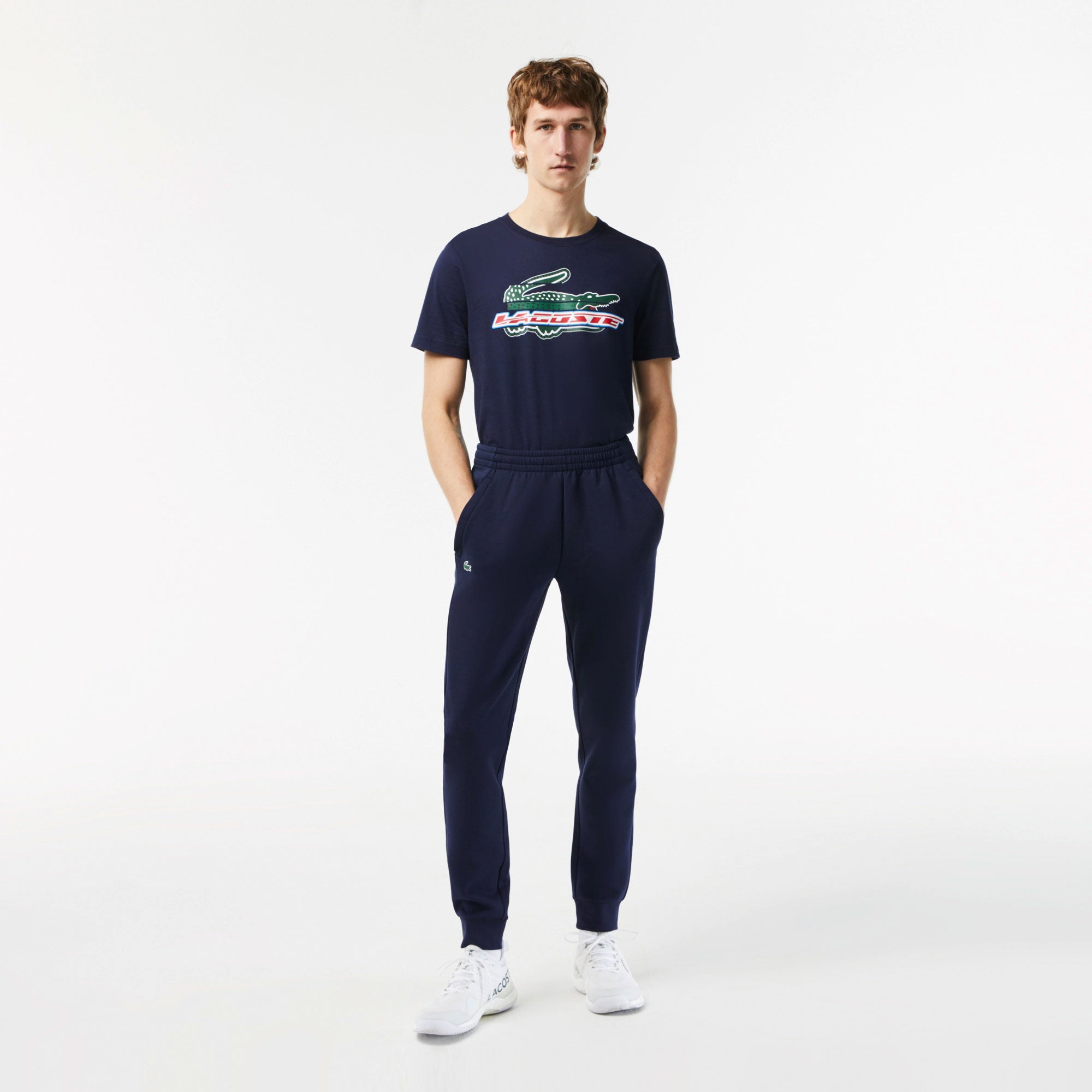 Lacoste Men's Tennis Sweatpants Dark Blue (4)
