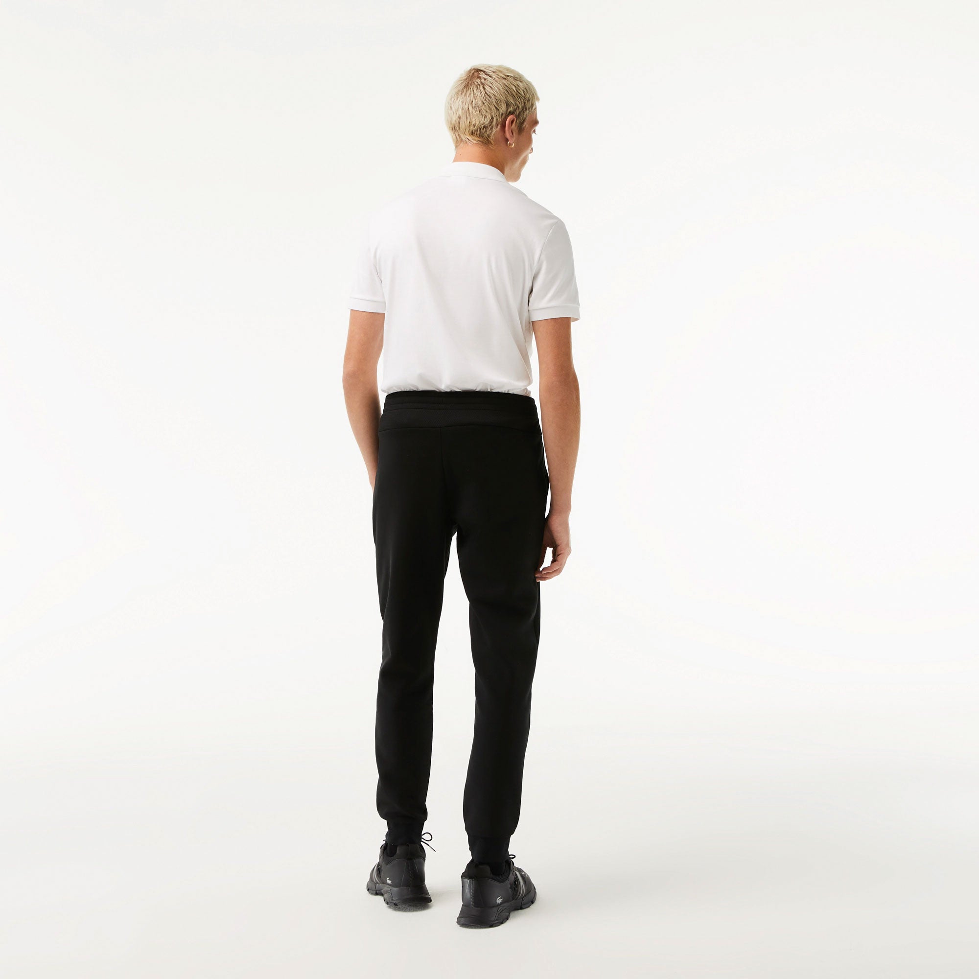 Lacoste sale black sweatpants