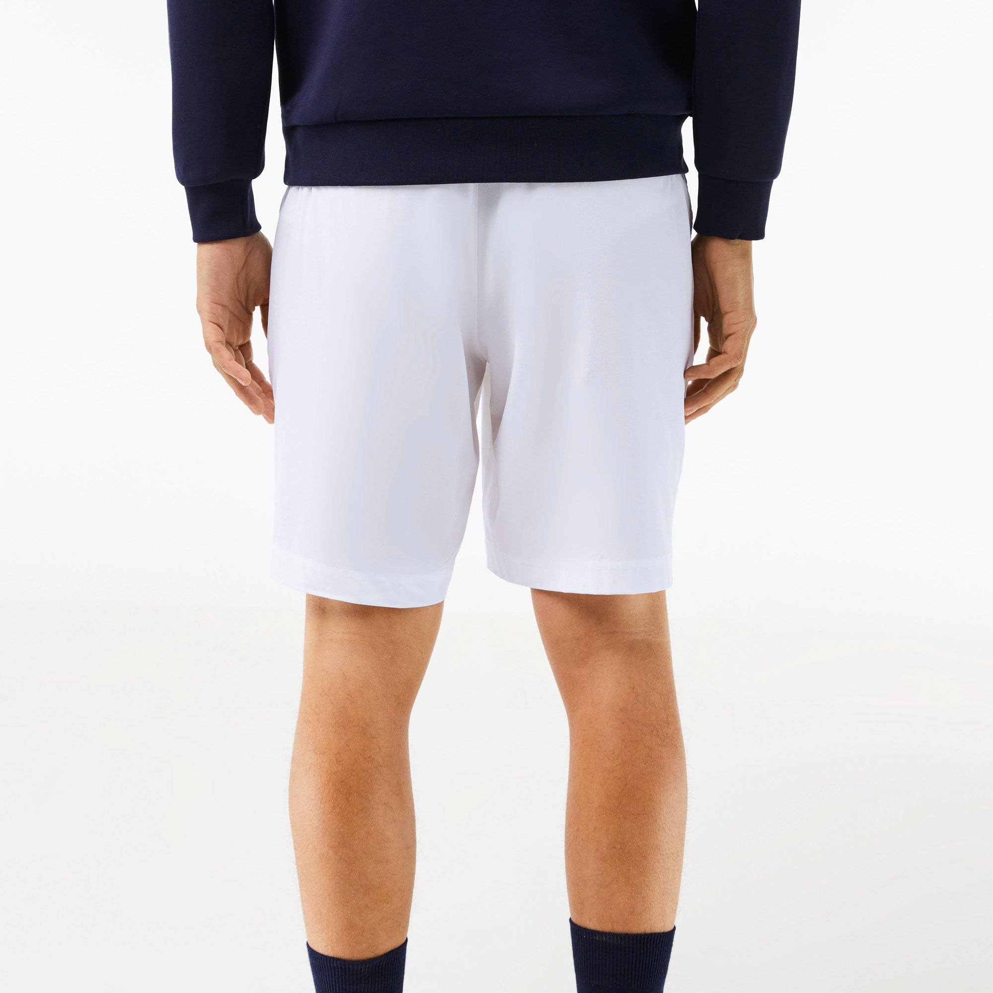 Lacoste Men's Woven Tennis Shorts White (2)