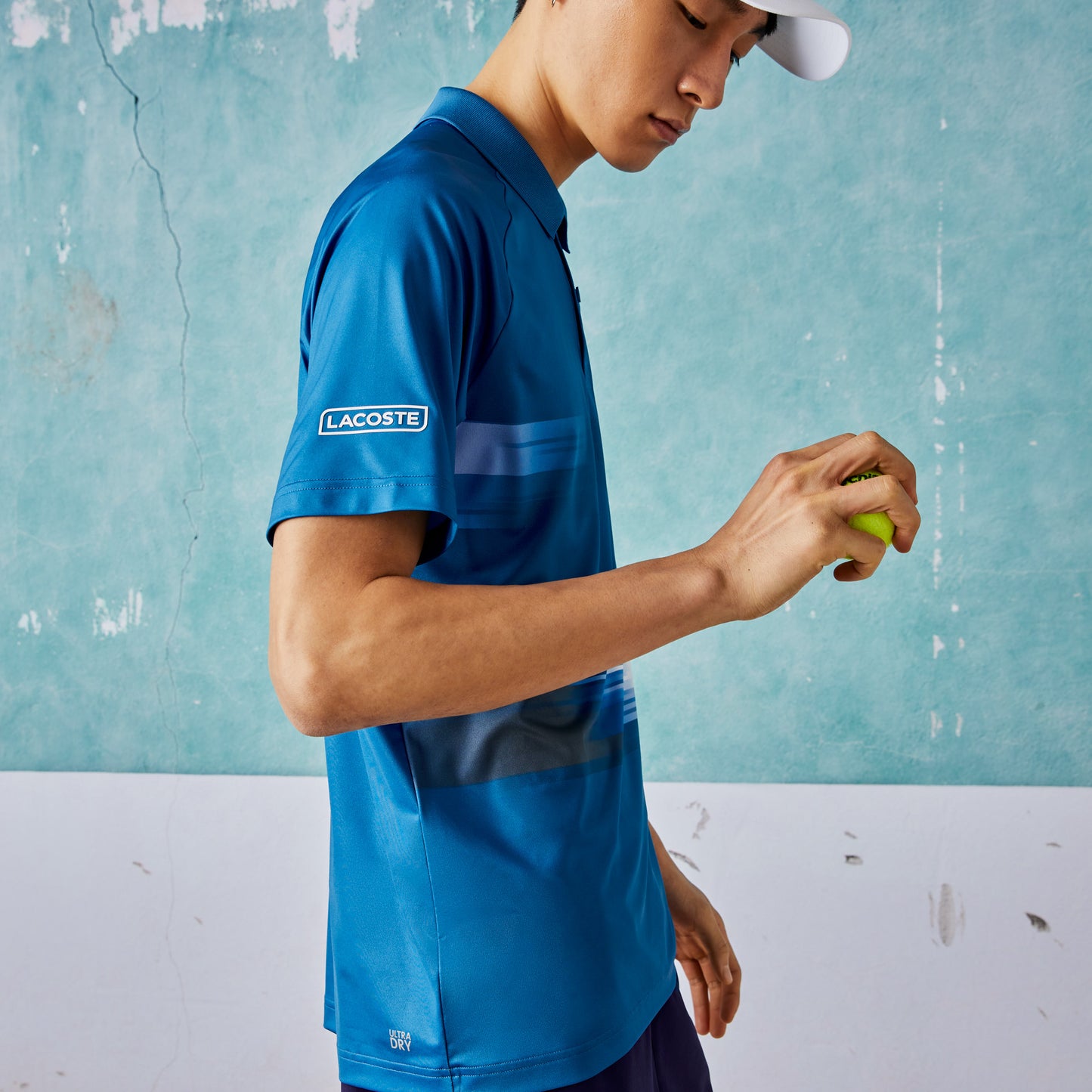 Lacoste Novak Djokovic Men's Tennis Polo Blue (5)