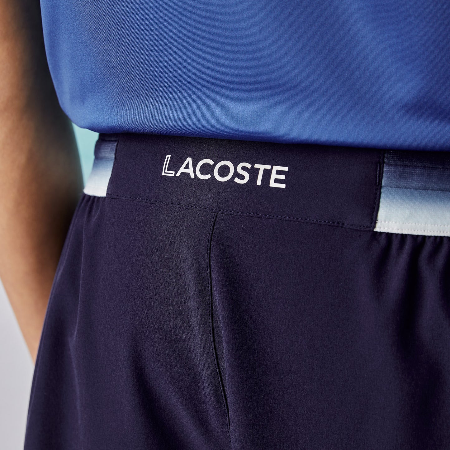 Lacoste Novak Djokovic Men's Tennis Shorts Blue (5)