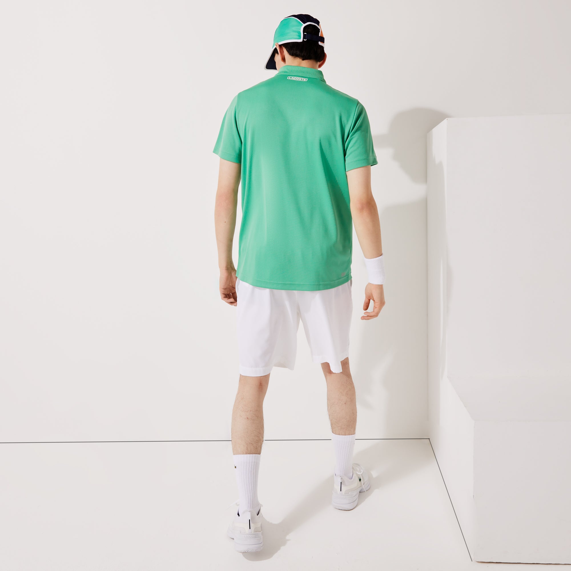 Lacoste Ultra Dry Men's Coloblock Tennis Polo Green (2)